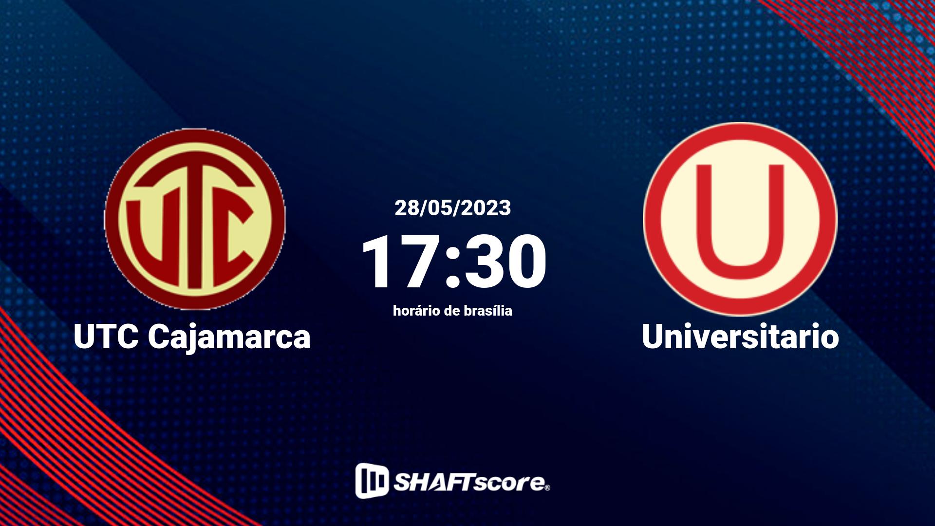 Estatísticas do jogo UTC Cajamarca vs Universitario 28.05 17:30