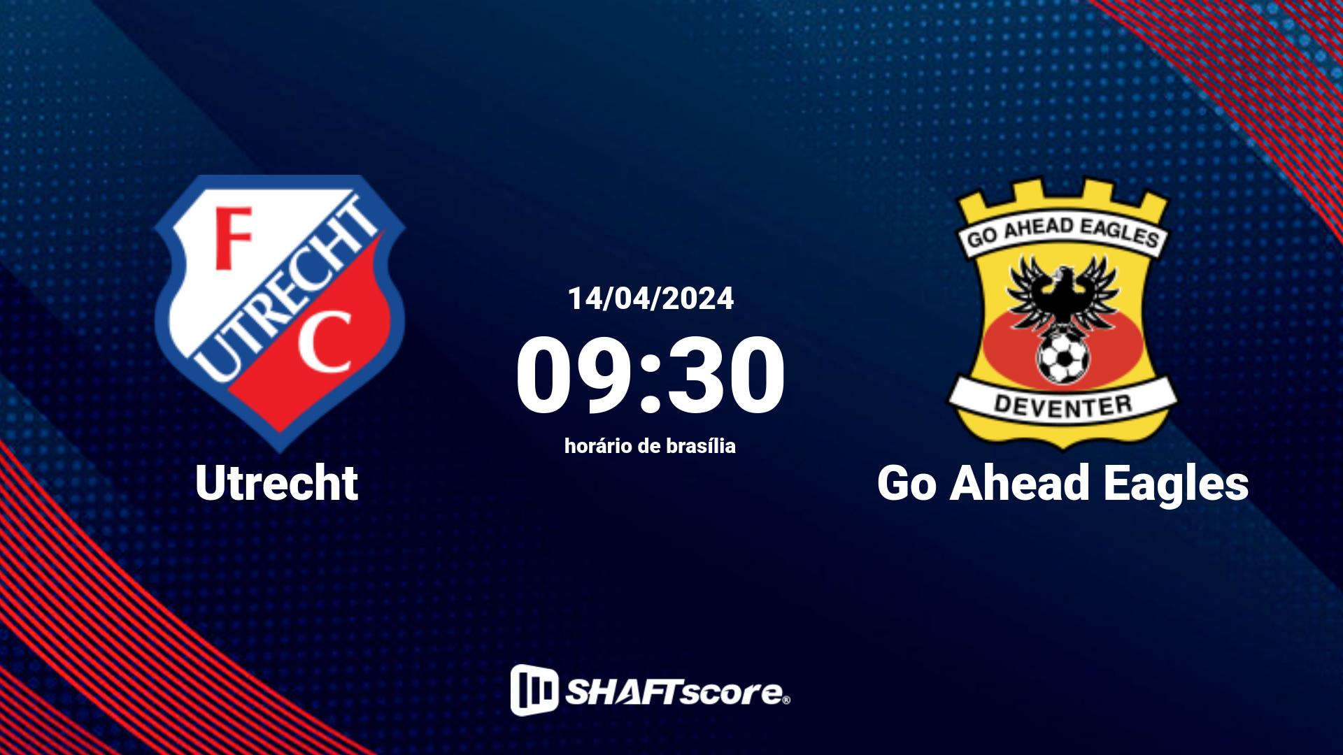 Estatísticas do jogo Utrecht vs Go Ahead Eagles 14.04 09:30