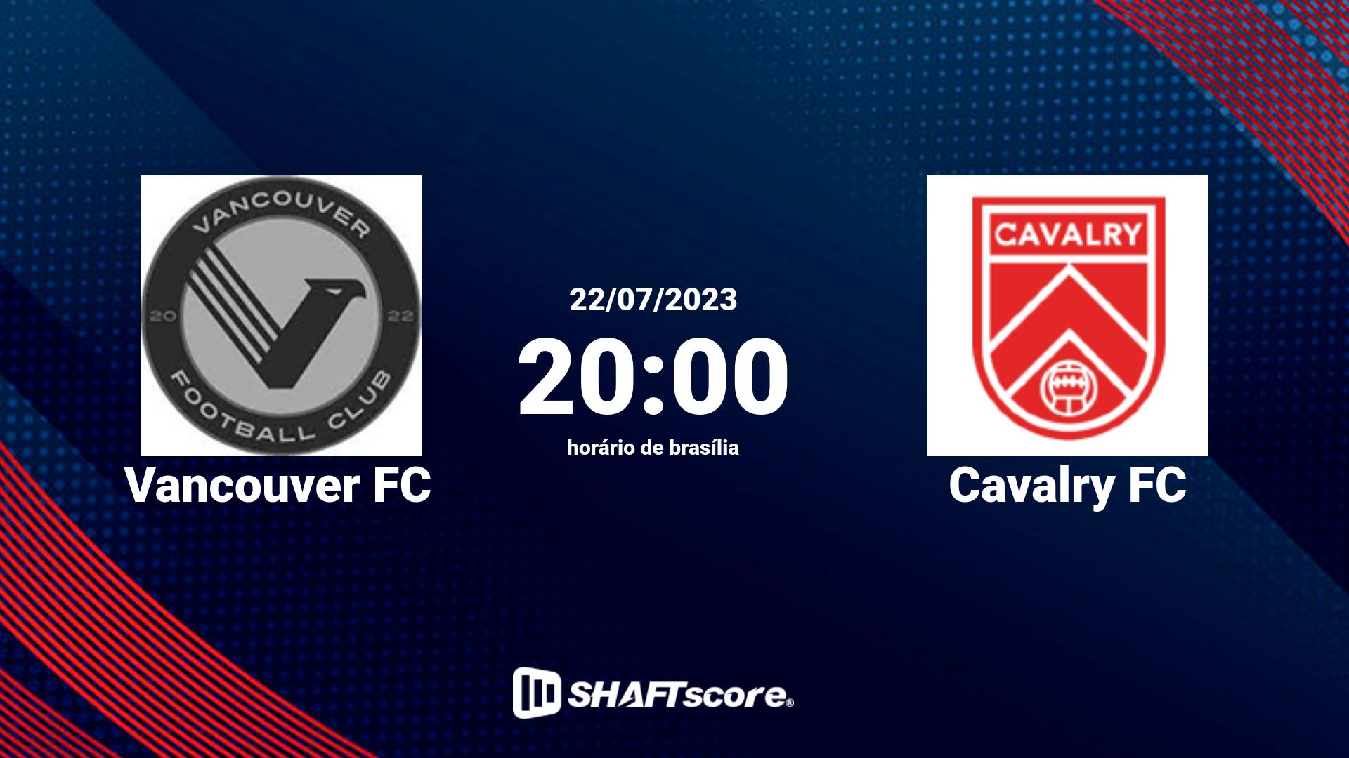 Estatísticas do jogo Vancouver FC vs Cavalry FC 22.07 20:00