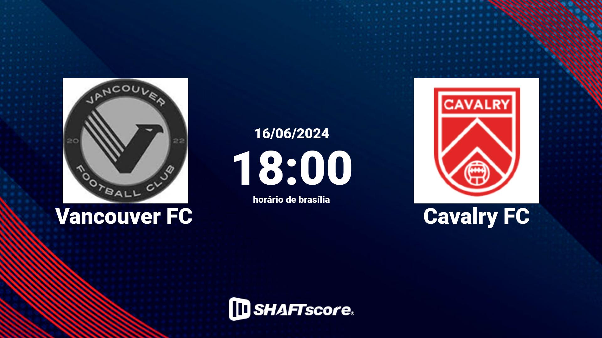 Estatísticas do jogo Vancouver FC vs Cavalry FC 16.06 18:00