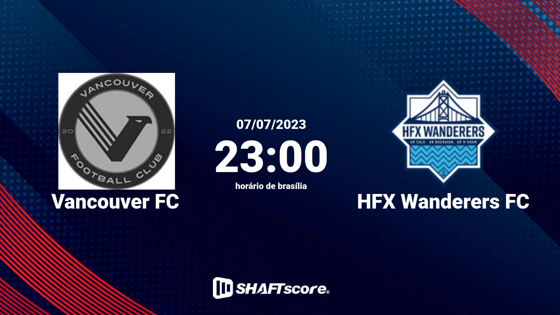 Estatísticas do jogo Vancouver FC vs HFX Wanderers FC 07.07 23:00