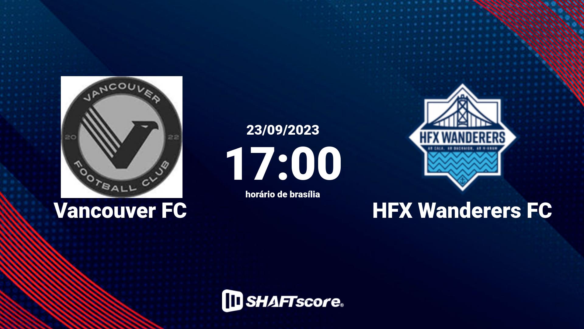 Estatísticas do jogo Vancouver FC vs HFX Wanderers FC 23.09 17:00