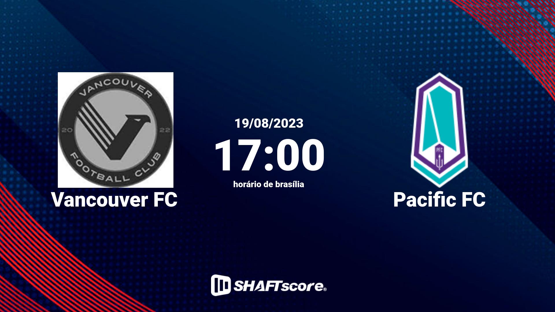 Estatísticas do jogo Vancouver FC vs Pacific FC 19.08 17:00