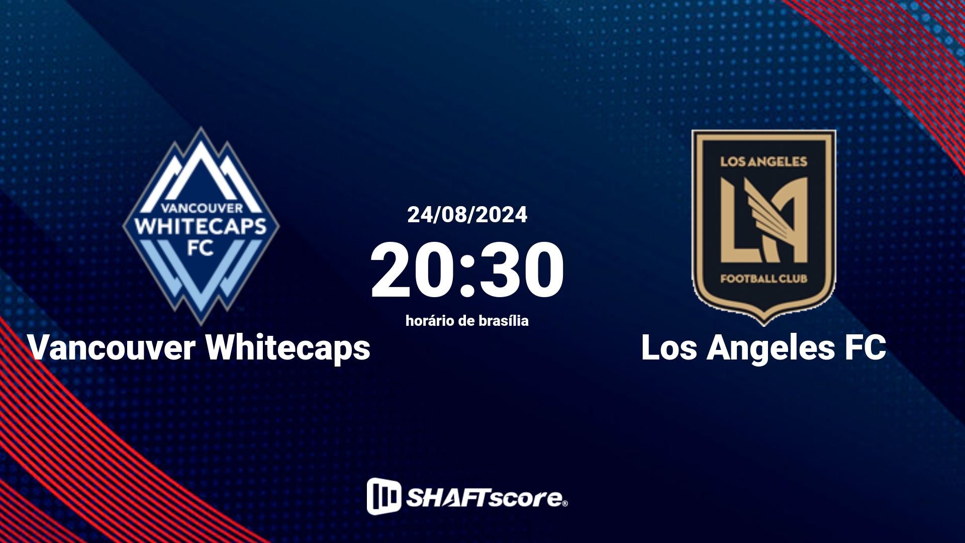 Estatísticas do jogo Vancouver Whitecaps vs Los Angeles FC 24.08 20:30