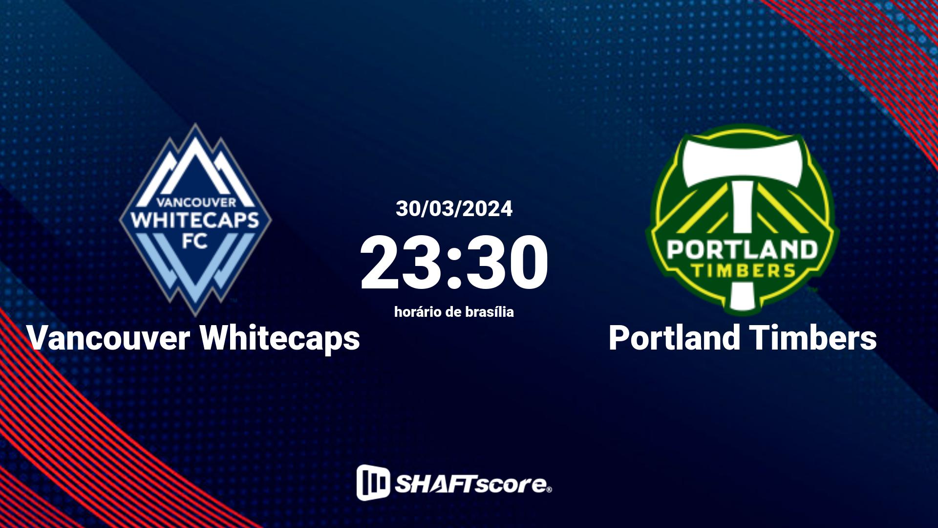 Estatísticas do jogo Vancouver Whitecaps vs Portland Timbers 30.03 23:30