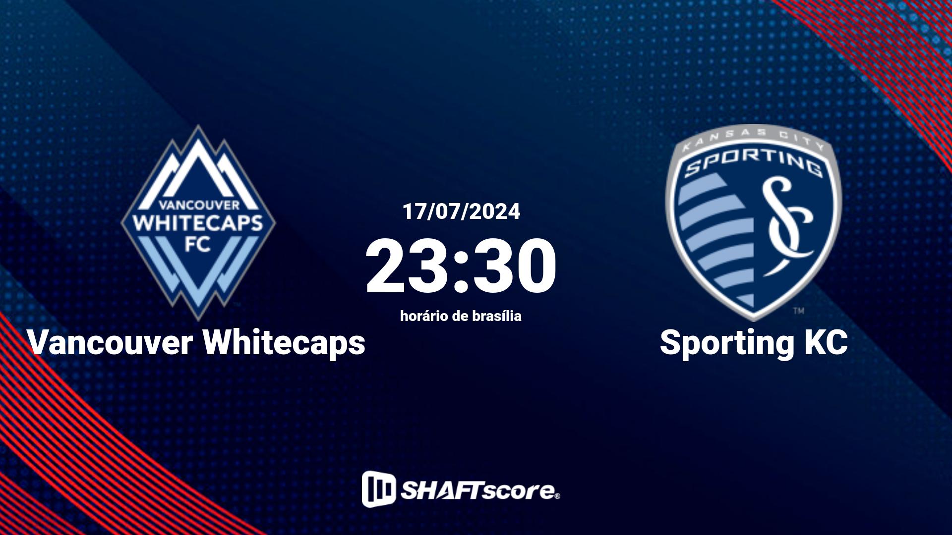 Estatísticas do jogo Vancouver Whitecaps vs Sporting KC 17.07 23:30