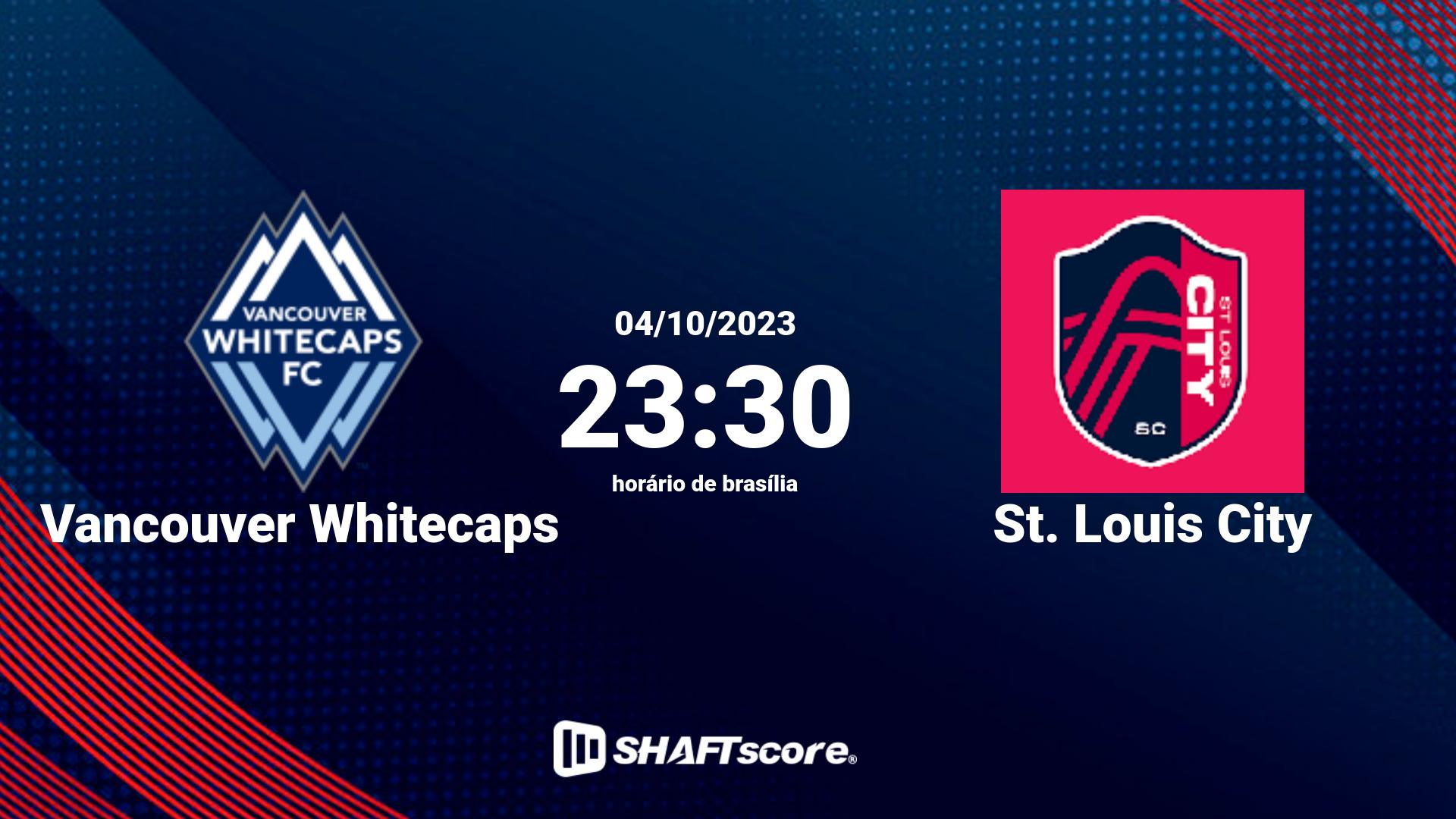 Estatísticas do jogo Vancouver Whitecaps vs St. Louis City 04.10 23:30
