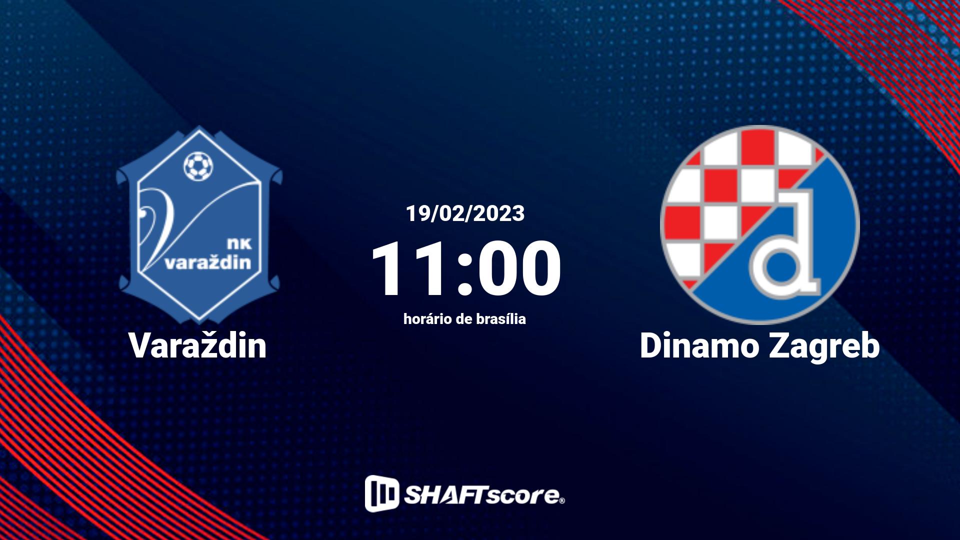 Estatísticas do jogo Varaždin vs Dinamo Zagreb 19.02 11:00