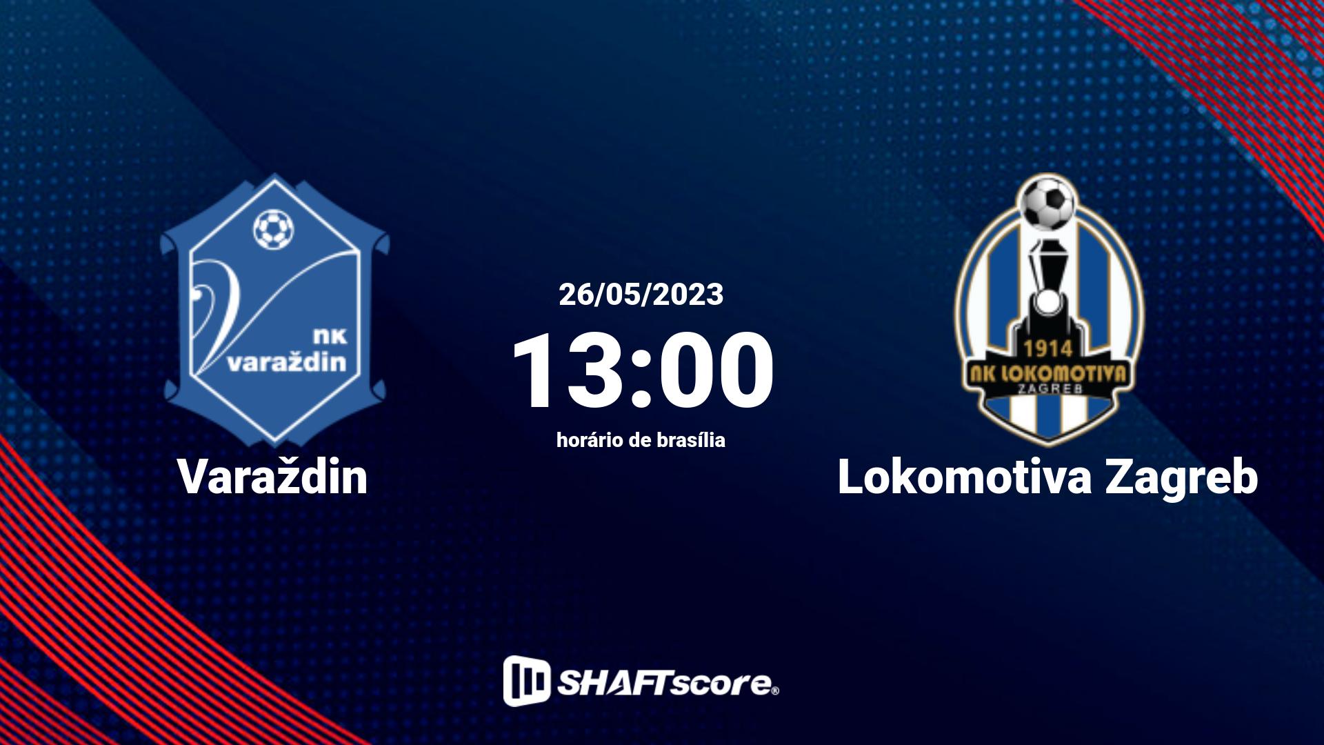 Estatísticas do jogo Varaždin vs Lokomotiva Zagreb 26.05 13:00