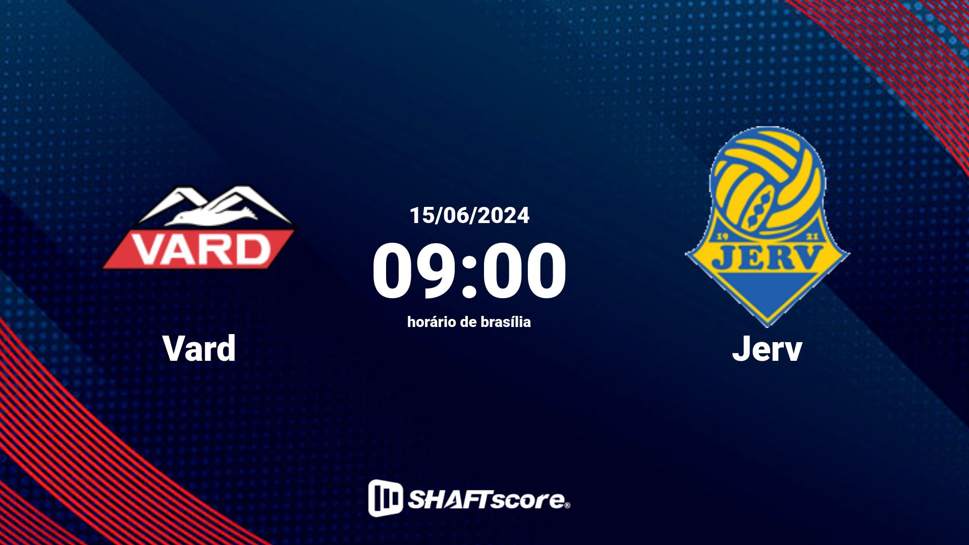 Estatísticas do jogo Vard vs Jerv 15.06 09:00