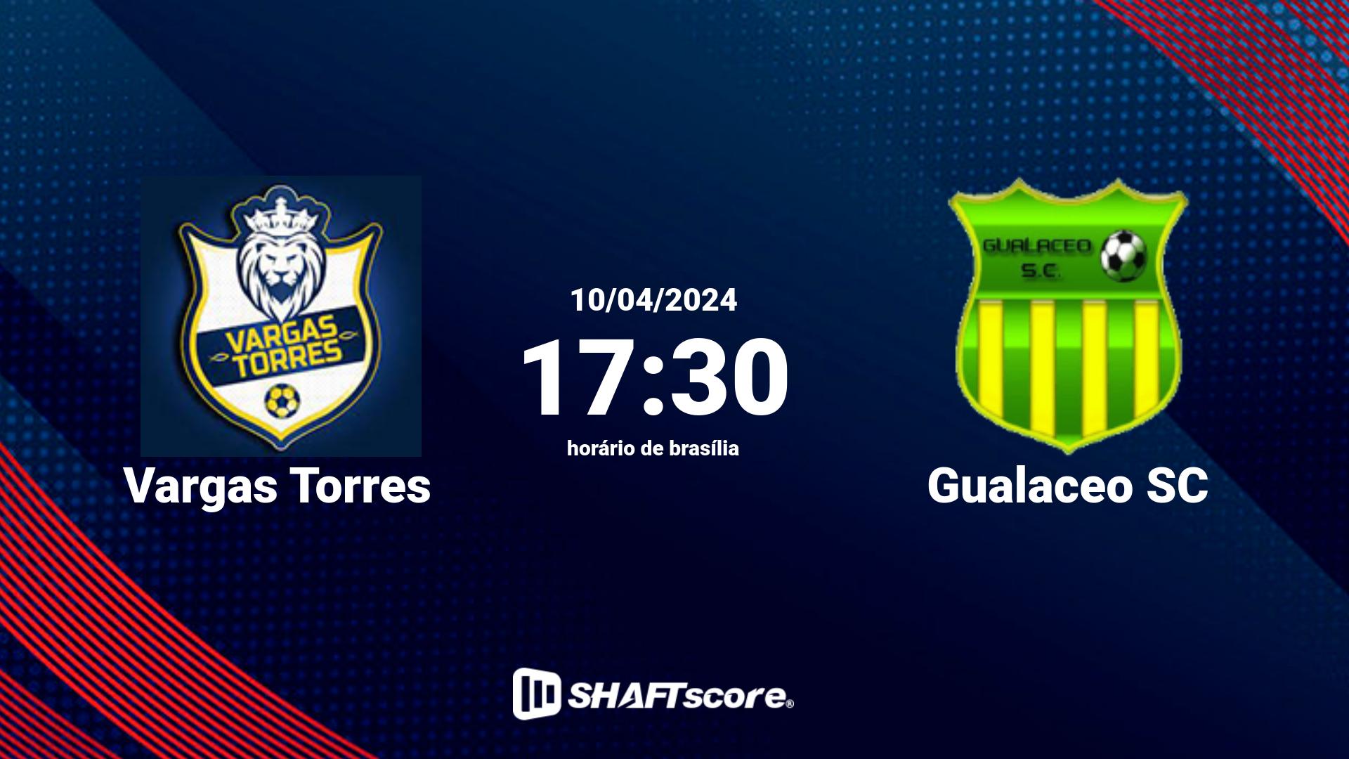 Estatísticas do jogo Vargas Torres vs Gualaceo SC 10.04 17:30