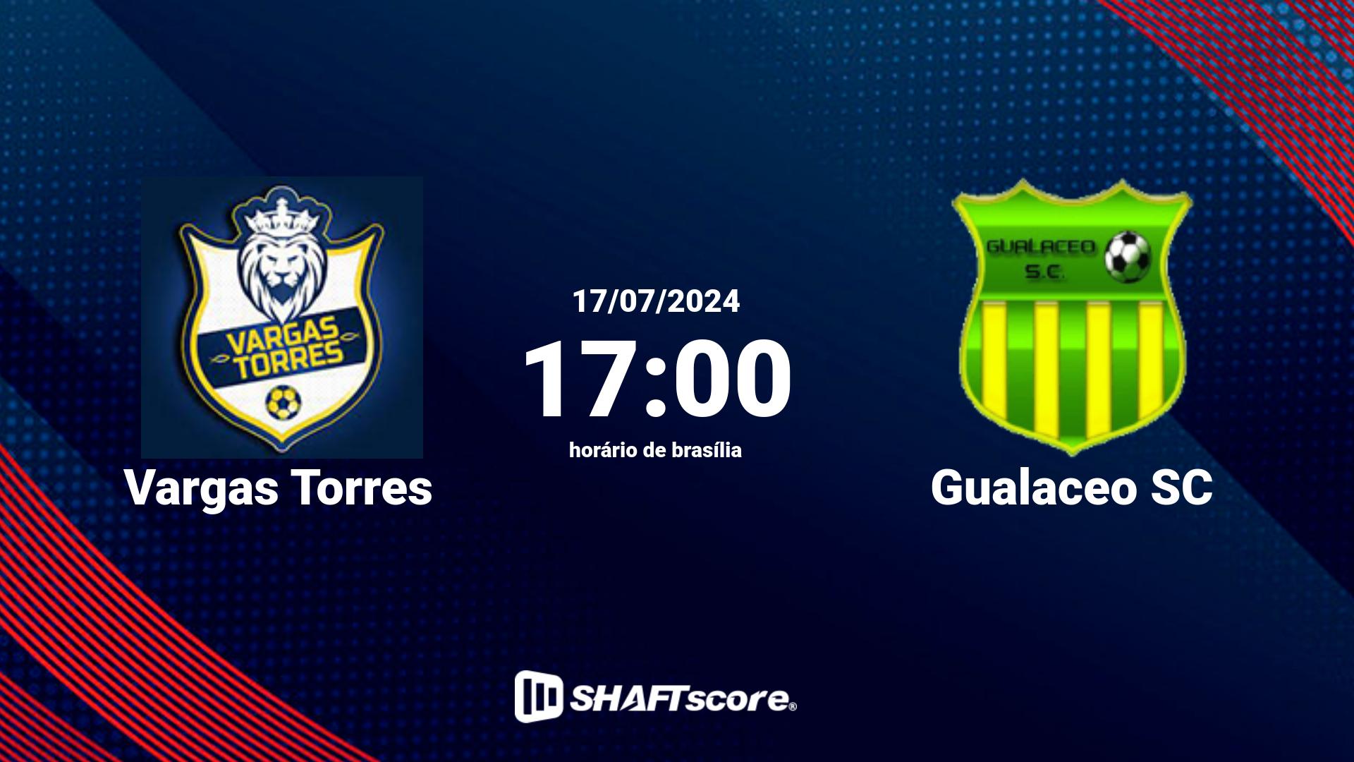 Estatísticas do jogo Vargas Torres vs Gualaceo SC 17.07 17:00