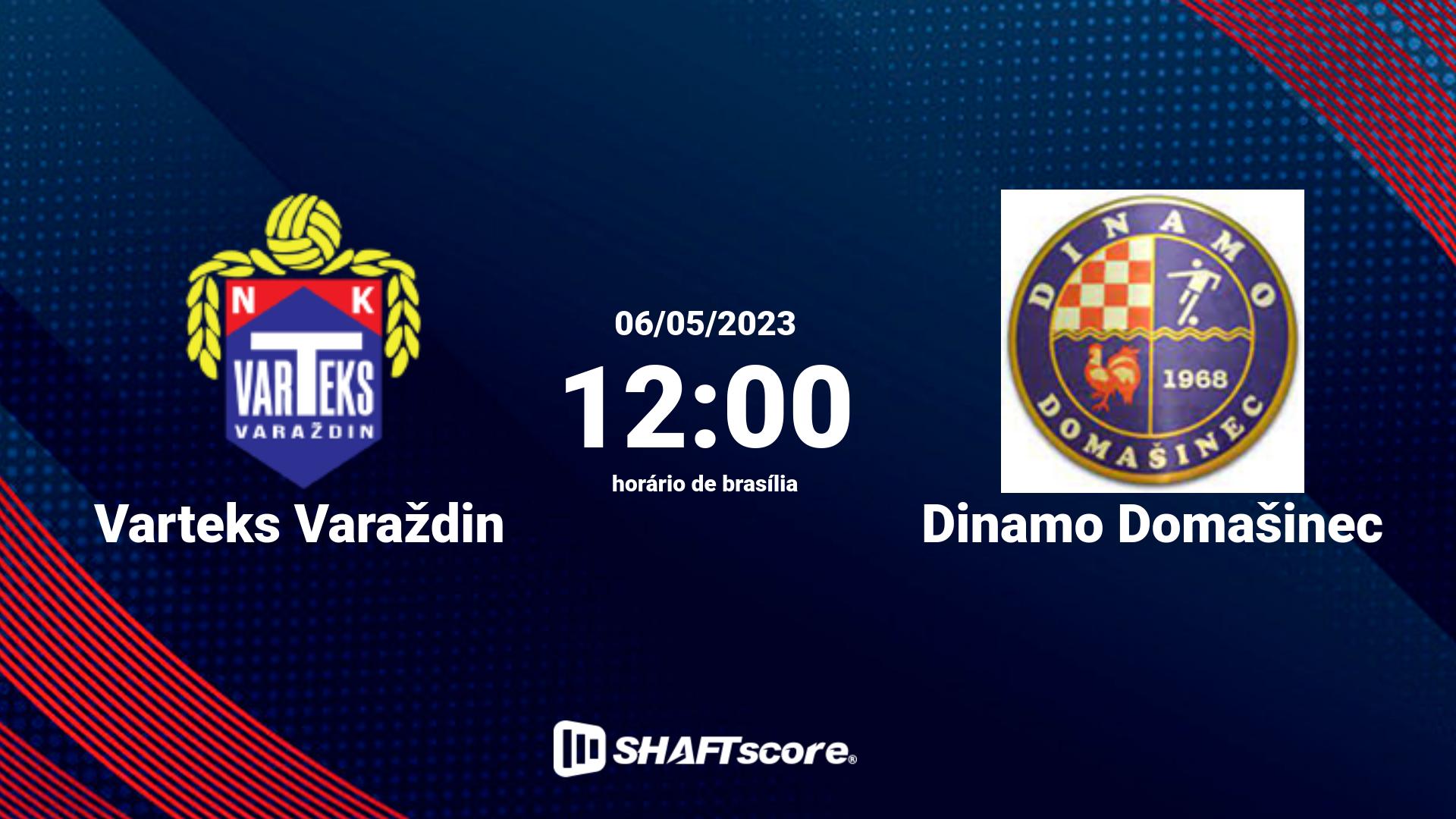 Estatísticas do jogo Varteks Varaždin vs Dinamo Domašinec 06.05 12:00