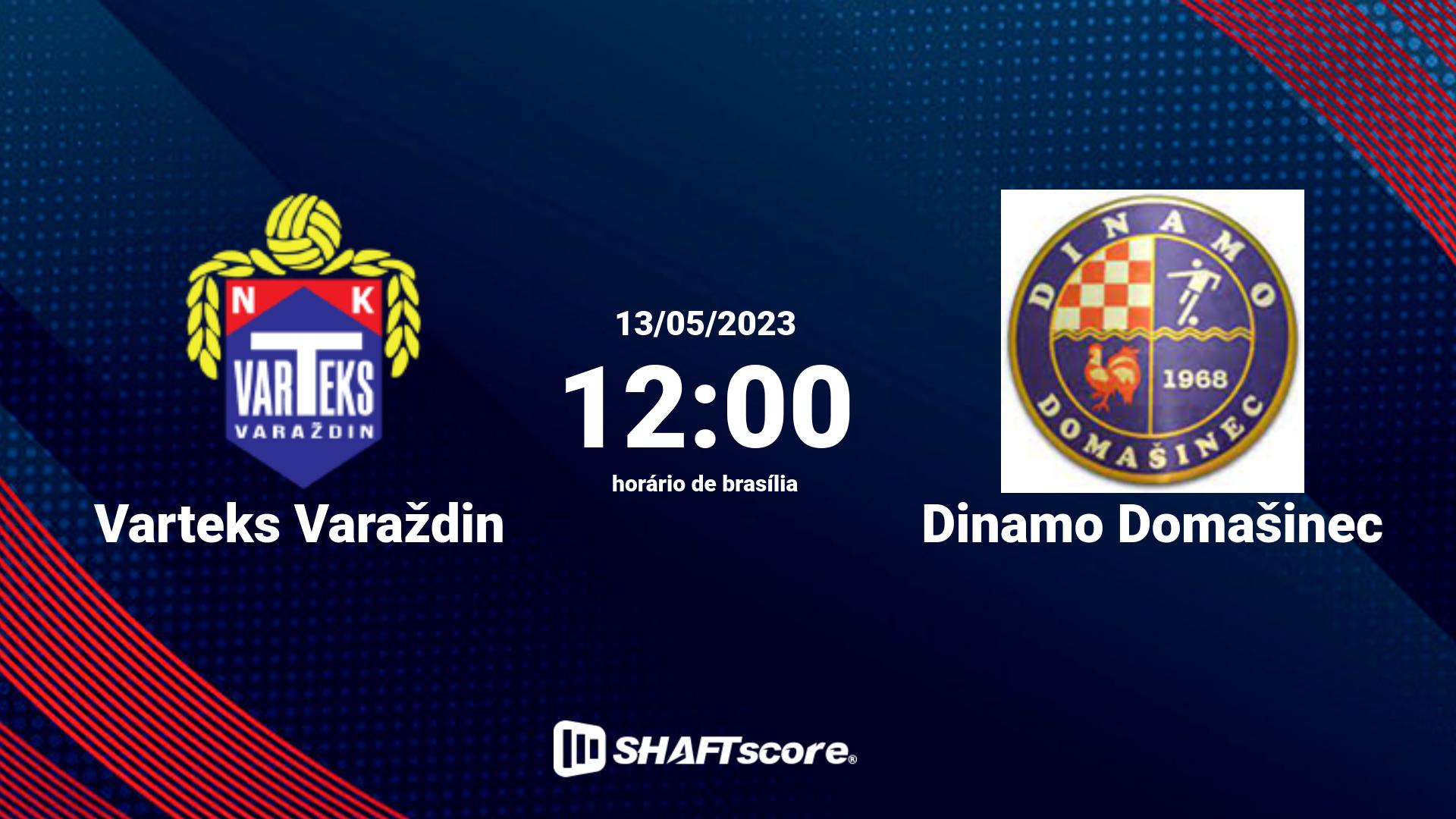 Estatísticas do jogo Varteks Varaždin vs Dinamo Domašinec 13.05 12:00