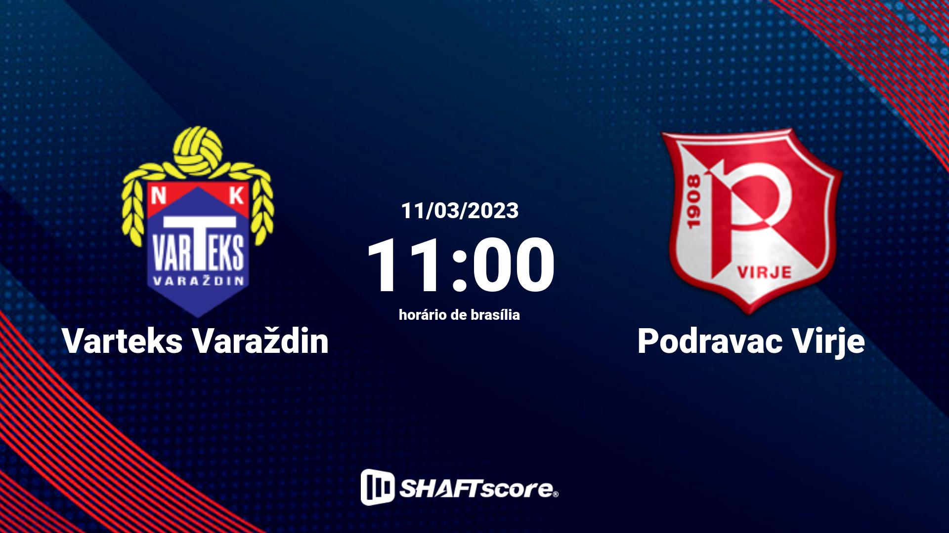 Estatísticas do jogo Varteks Varaždin vs Podravac Virje 11.03 11:00