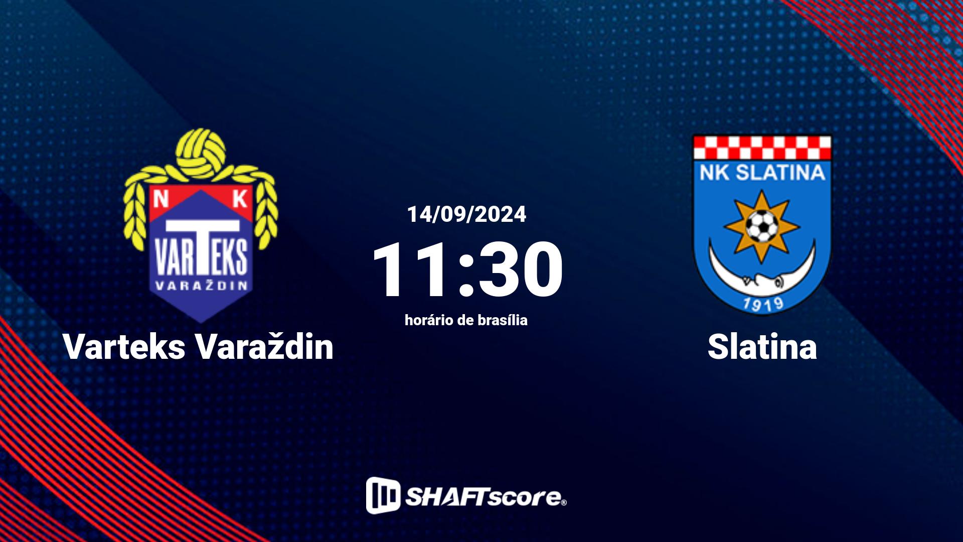 Estatísticas do jogo Varteks Varaždin vs Slatina 14.09 11:30