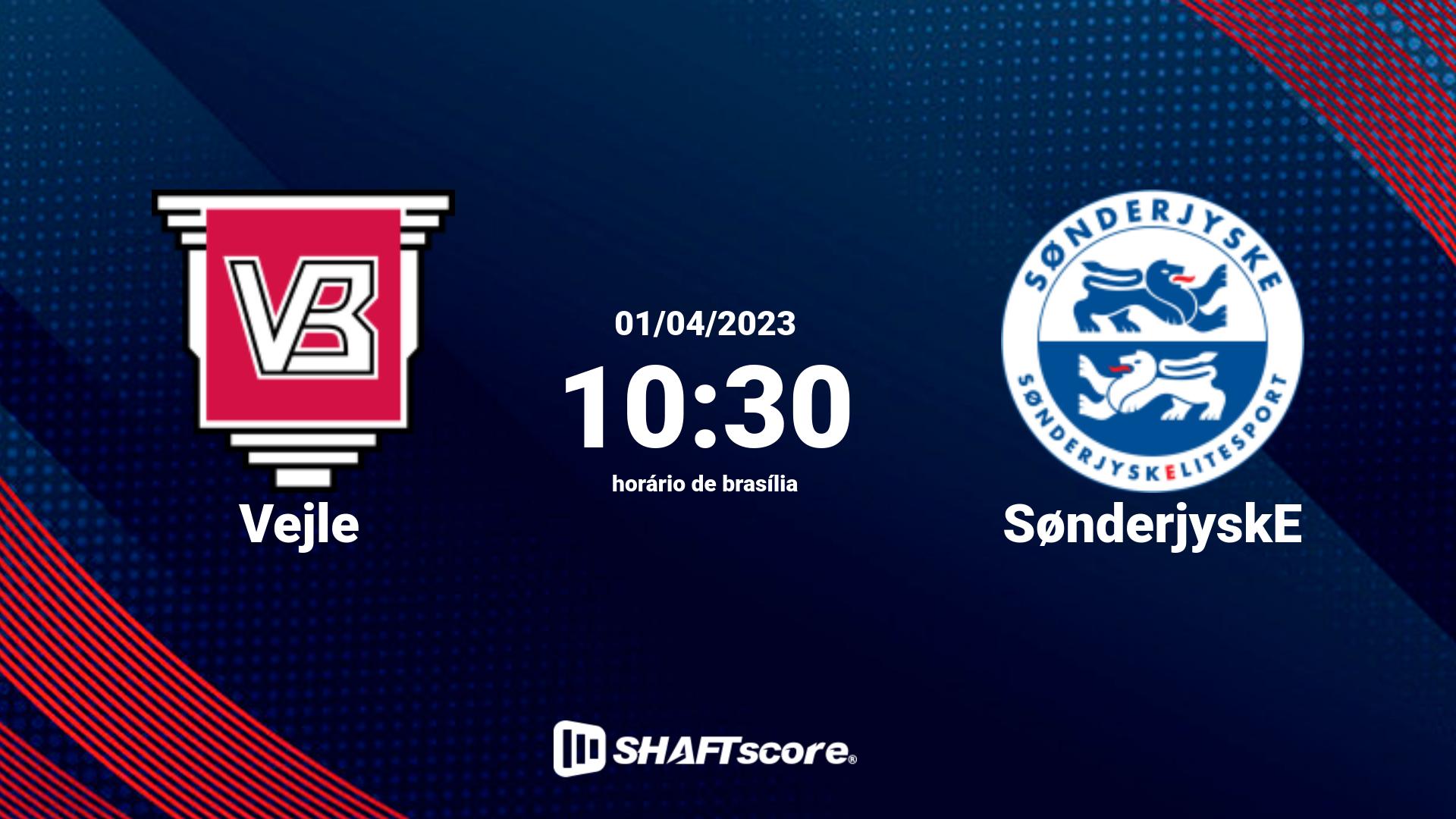 Estatísticas do jogo Vejle vs SønderjyskE 01.04 10:30