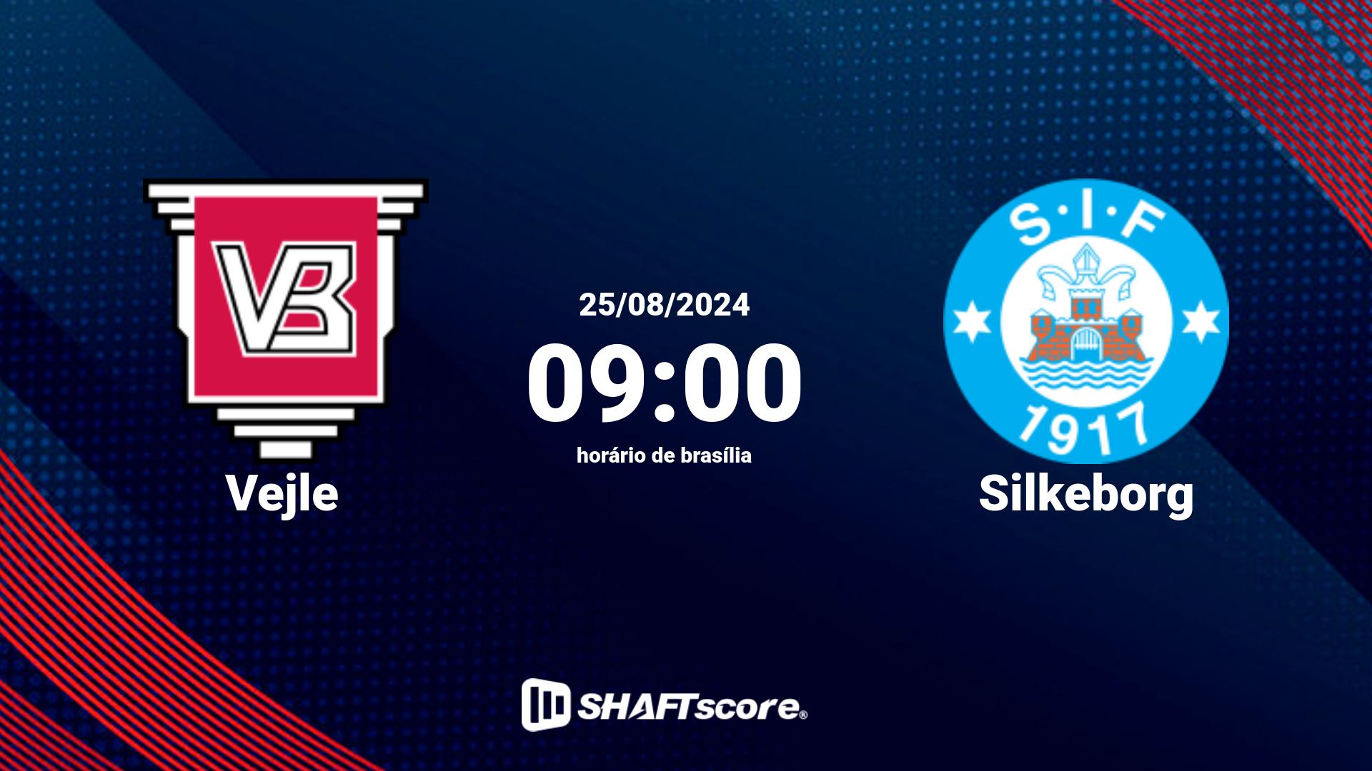 Estatísticas do jogo Vejle vs Silkeborg 25.08 09:00