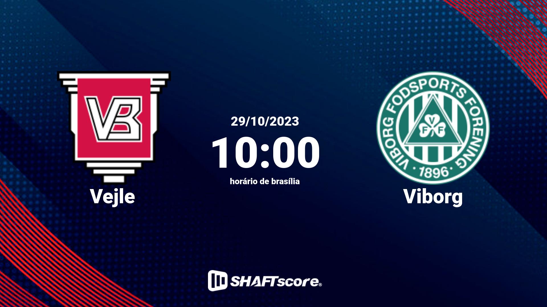 Estatísticas do jogo Vejle vs Viborg 29.10 10:00