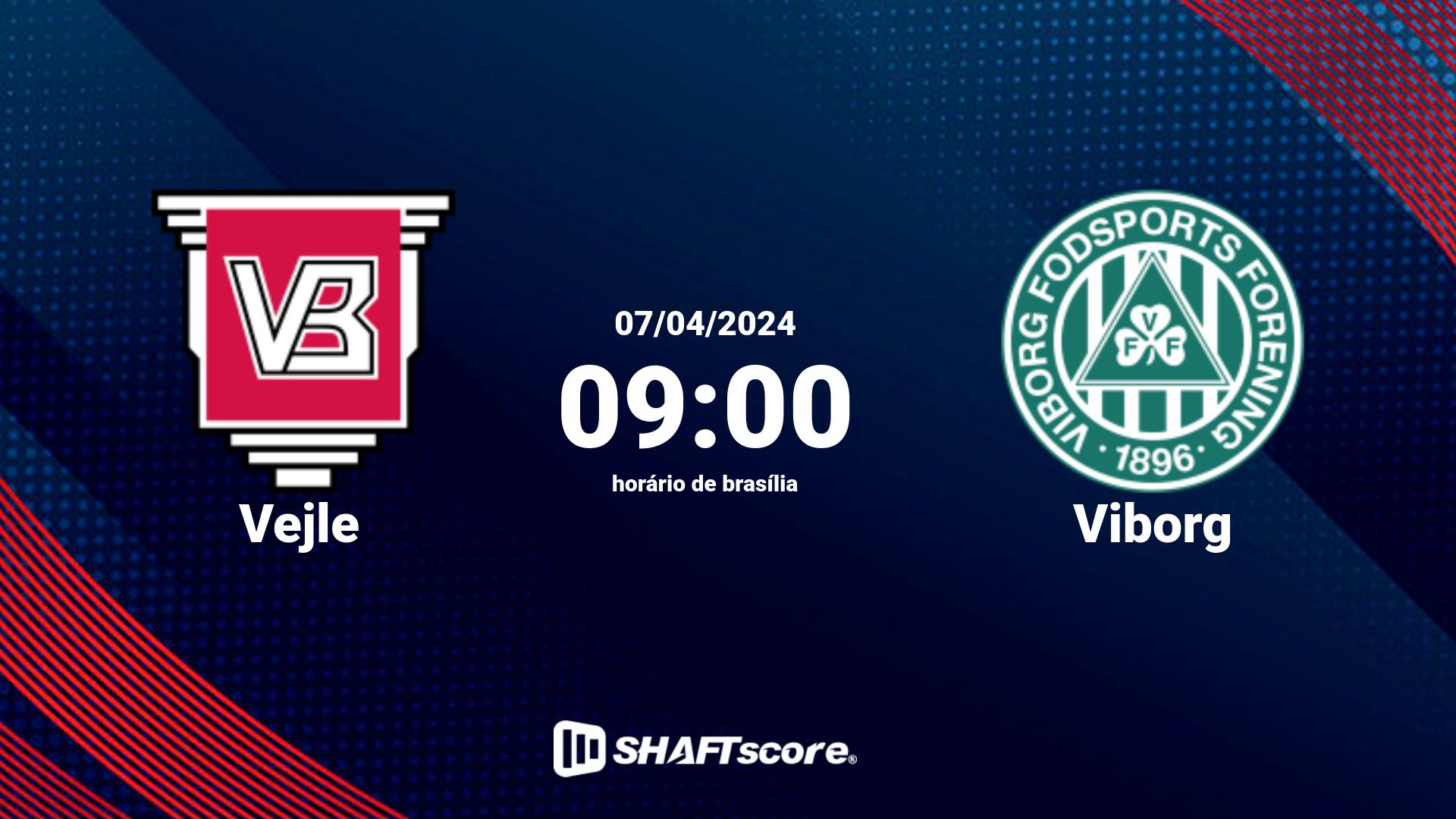 Estatísticas do jogo Vejle vs Viborg 07.04 09:00