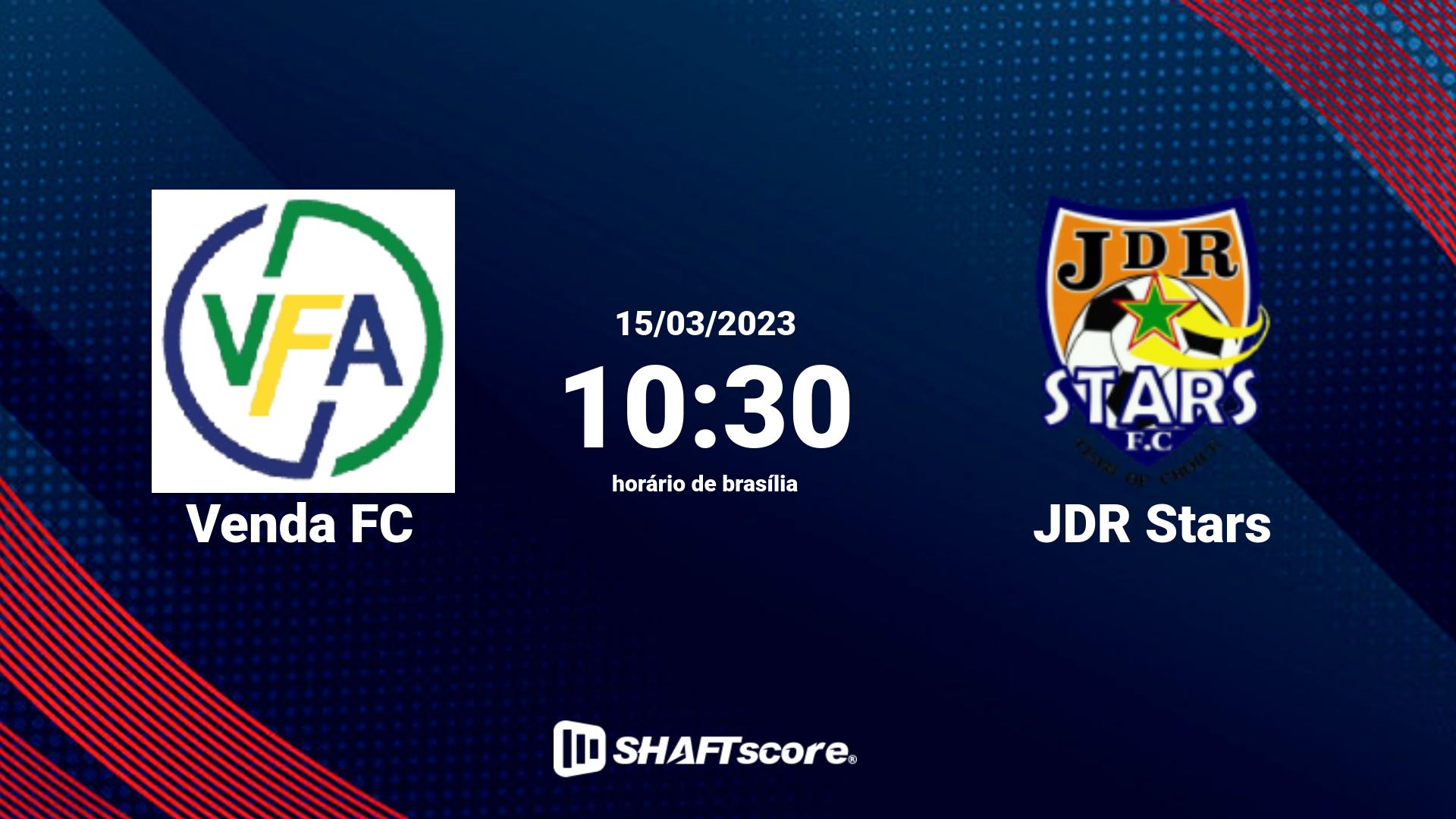 Estatísticas do jogo Venda FC vs JDR Stars 15.03 10:30