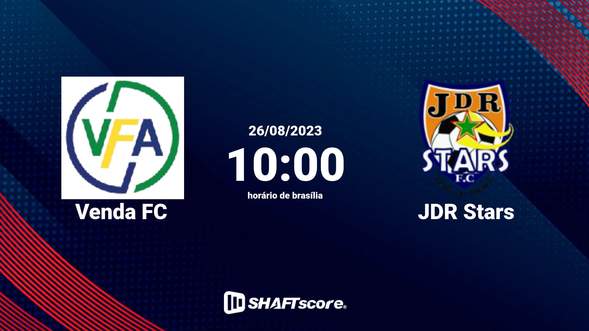 Estatísticas do jogo Venda FC vs JDR Stars 26.08 10:00