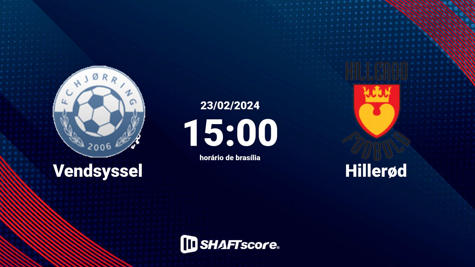 Estatísticas do jogo Vendsyssel vs Hillerød 23.02 15:00