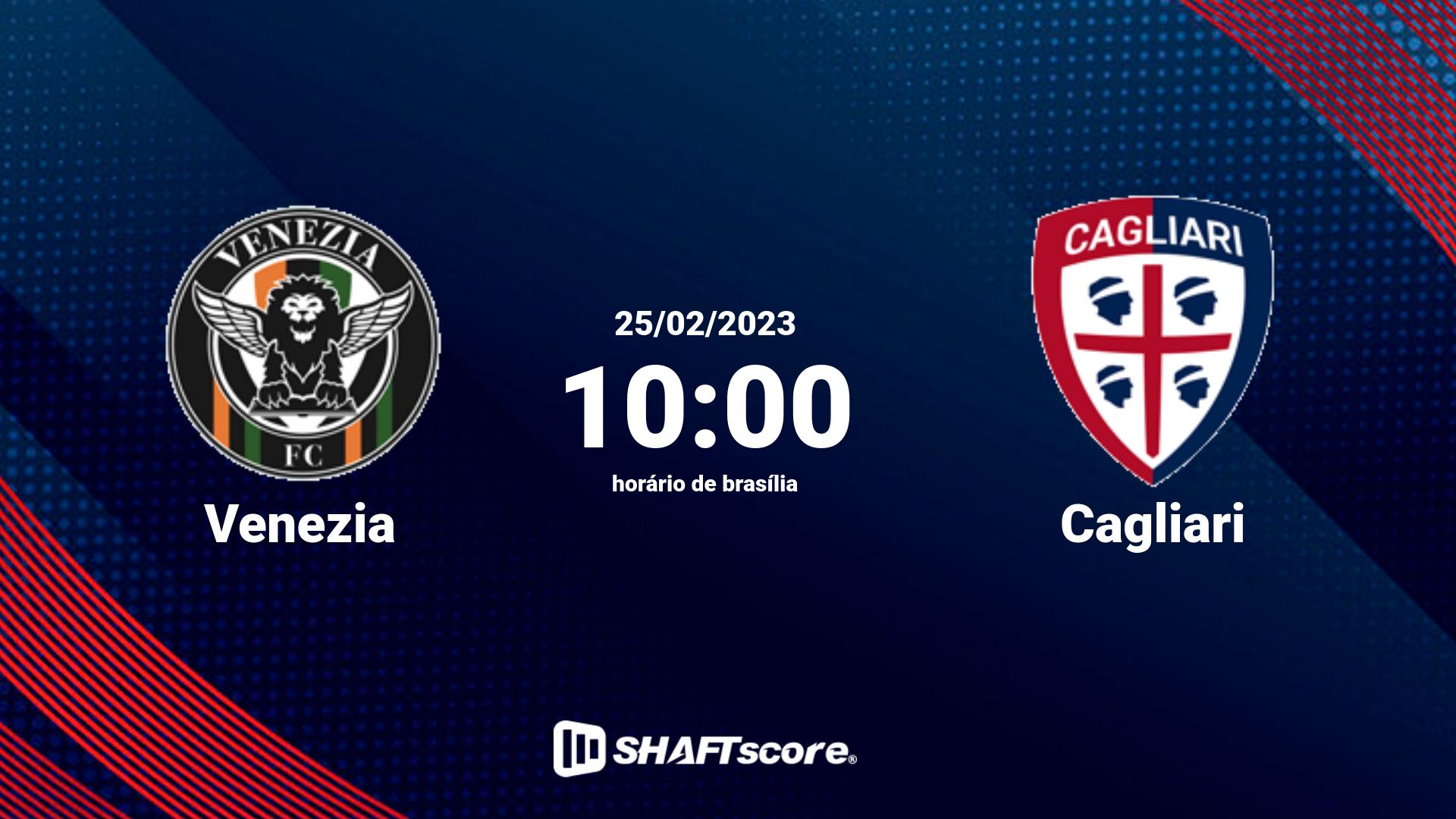 Estatísticas do jogo Venezia vs Cagliari 25.02 10:00