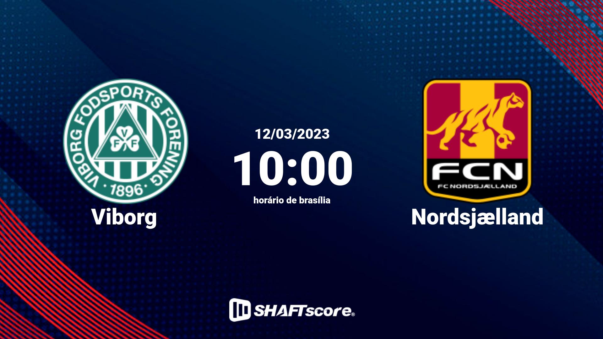 Estatísticas do jogo Viborg vs Nordsjælland 12.03 10:00