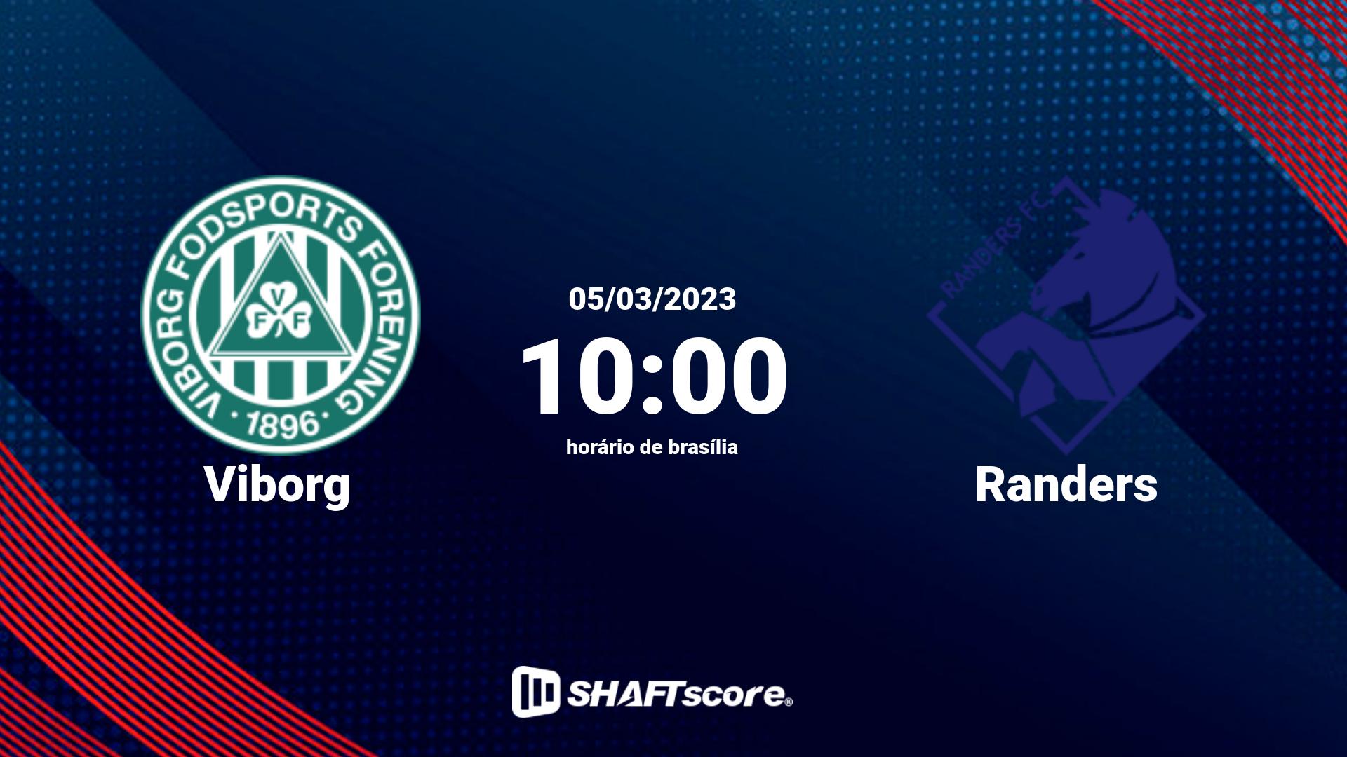 Estatísticas do jogo Viborg vs Randers 05.03 10:00