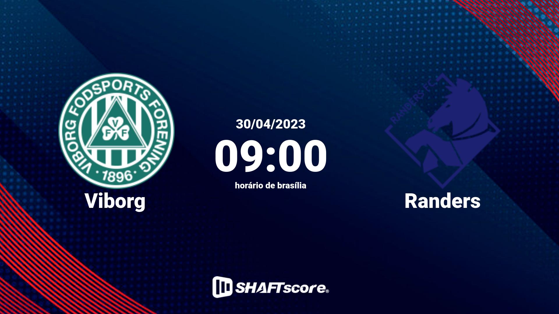 Estatísticas do jogo Viborg vs Randers 30.04 09:00