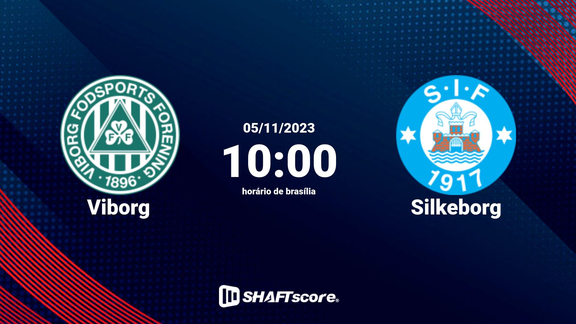 Estatísticas do jogo Viborg vs Silkeborg 05.11 10:00