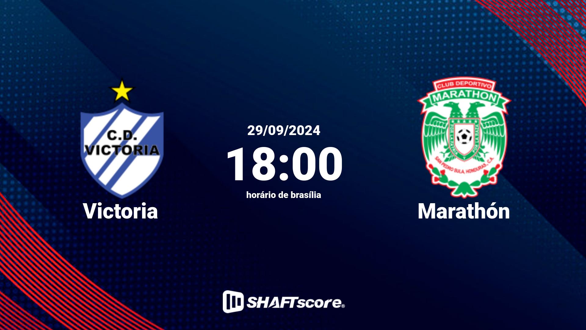 Estatísticas do jogo Victoria vs Marathón 29.09 18:00