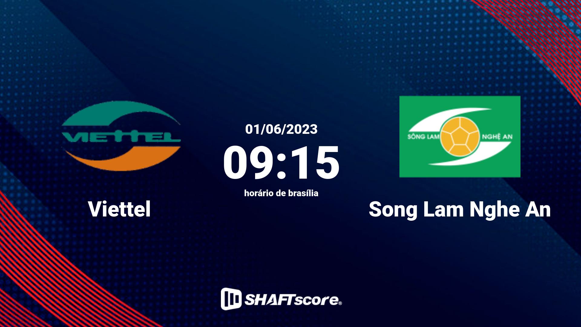 Estatísticas do jogo Viettel vs Song Lam Nghe An 01.06 09:15