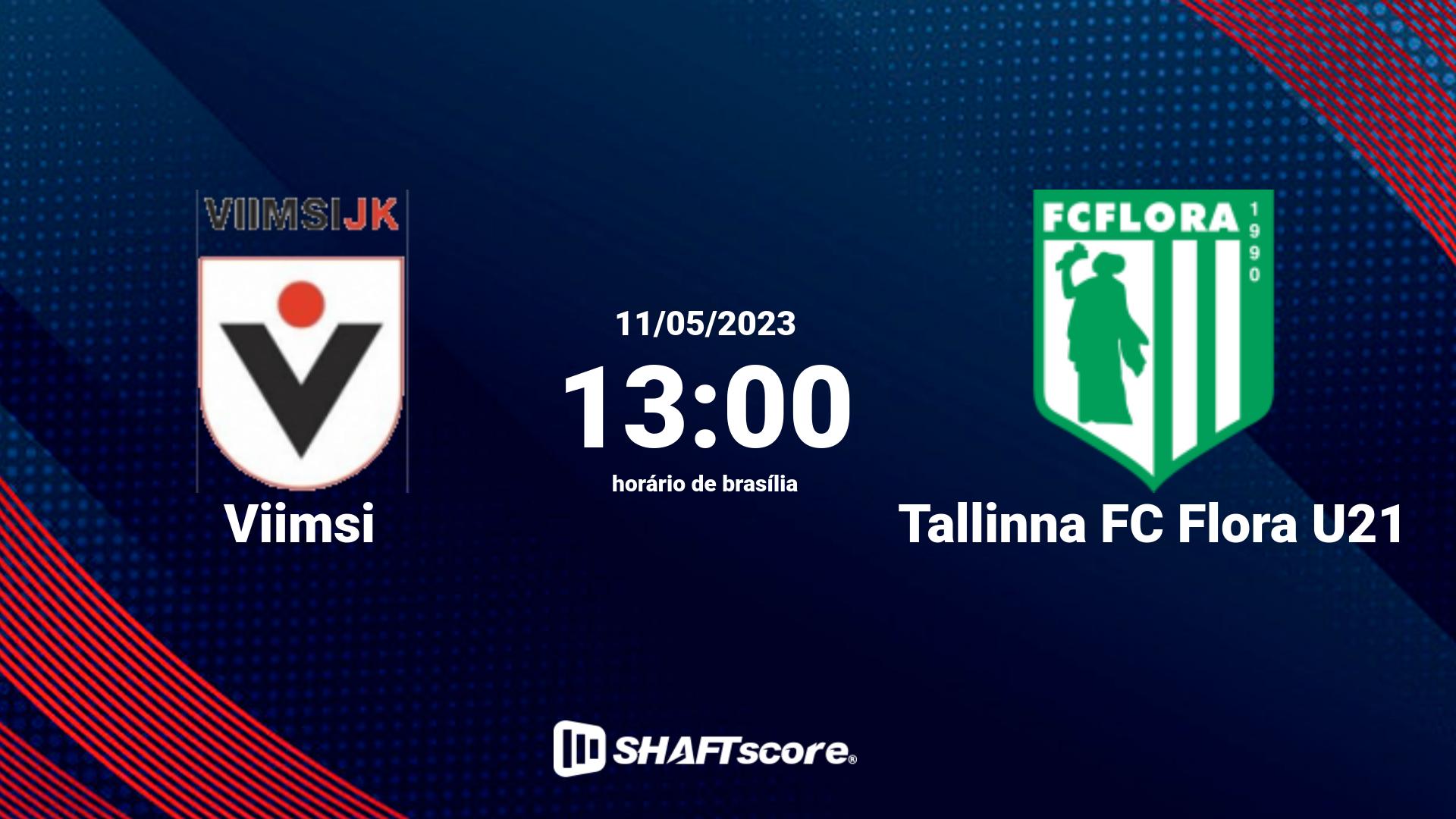 Estatísticas do jogo Viimsi vs Tallinna FC Flora U21 11.05 13:00