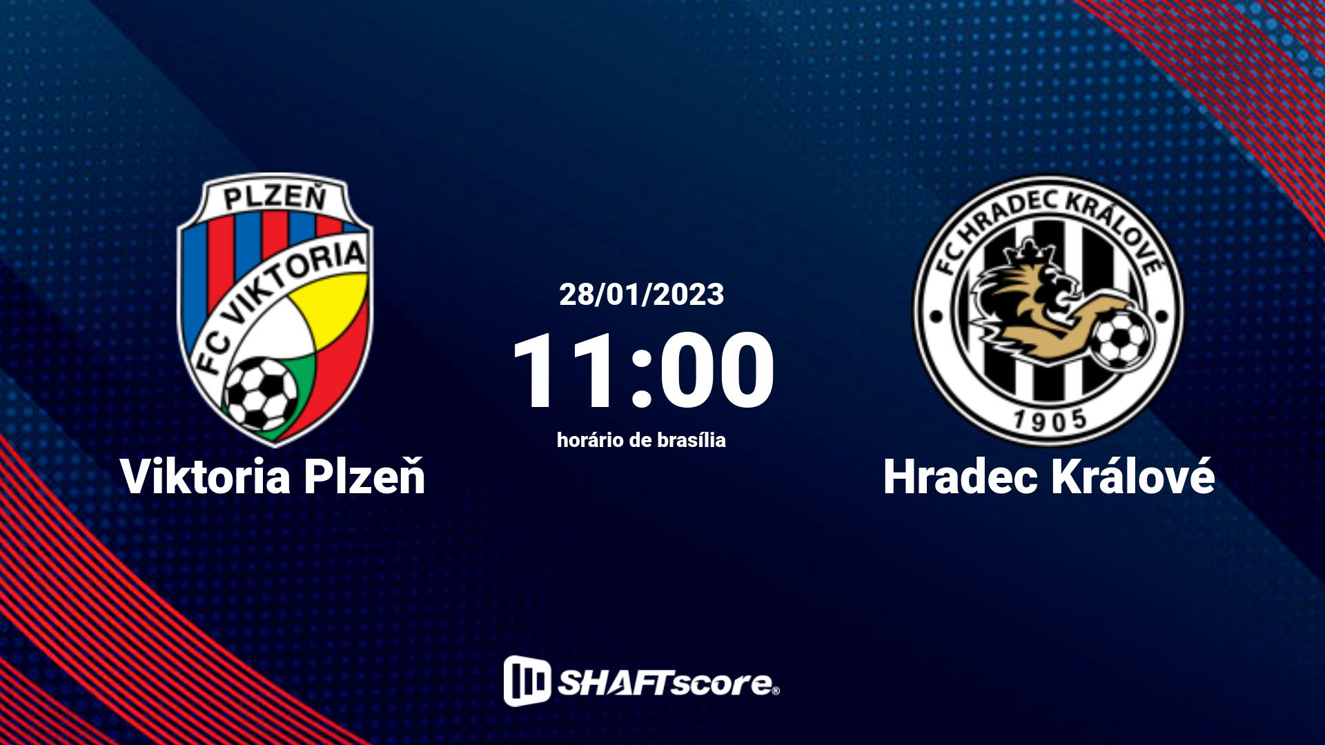 Estatísticas do jogo Viktoria Plzeň vs Hradec Králové 28.01 11:00