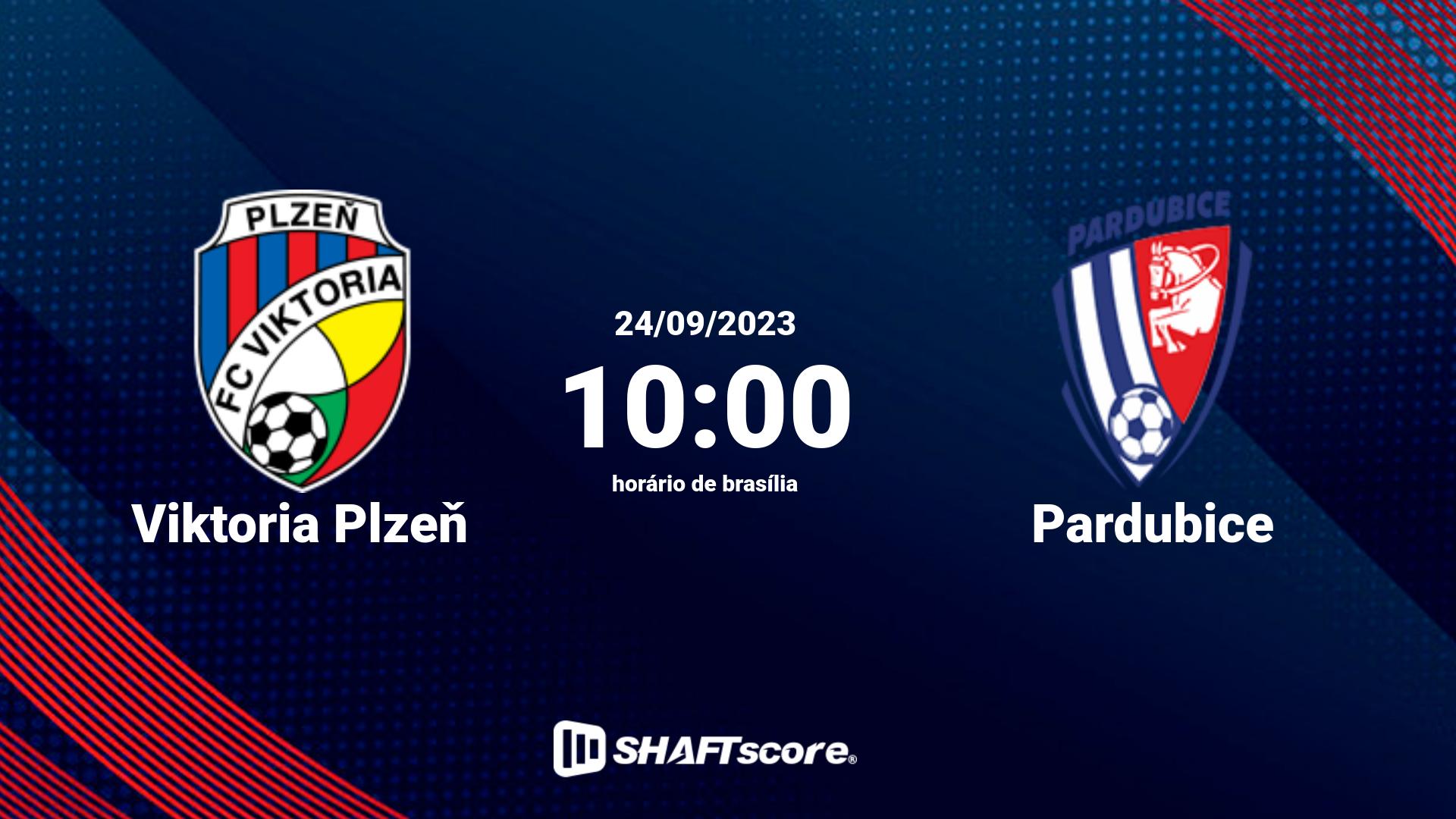 Estatísticas do jogo Viktoria Plzeň vs Pardubice 24.09 10:00