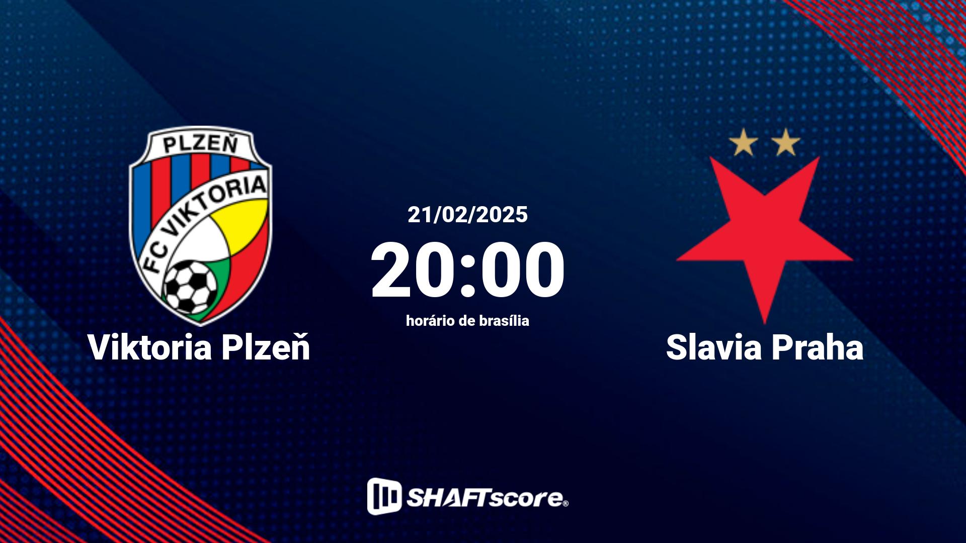 Estatísticas do jogo Viktoria Plzeň vs Slavia Praha 21.02 20:00