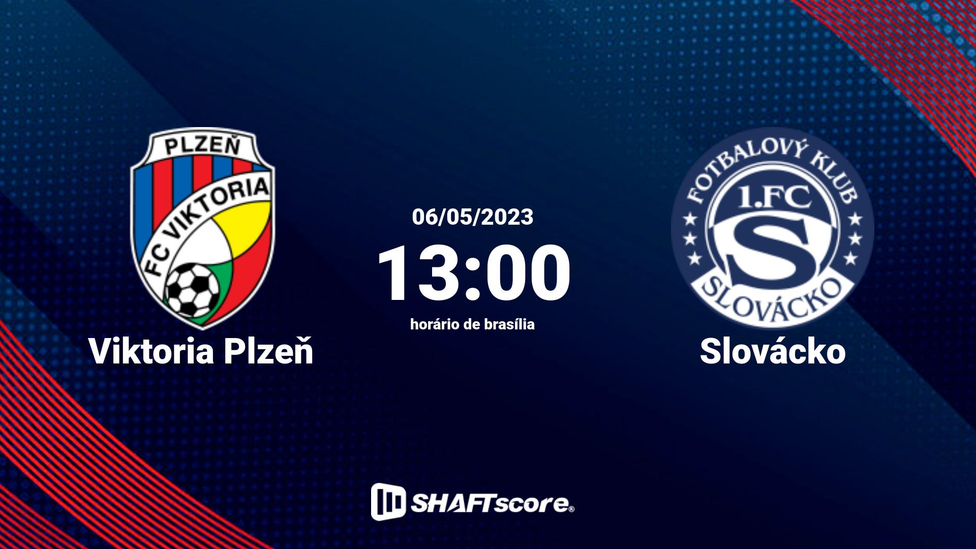 Estatísticas do jogo Viktoria Plzeň vs Slovácko 06.05 13:00