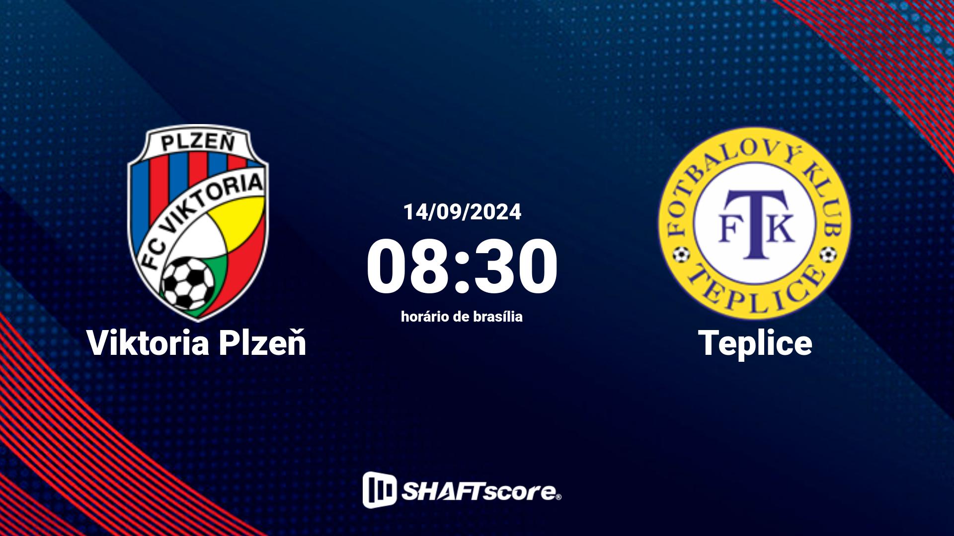 Estatísticas do jogo Viktoria Plzeň vs Teplice 14.09 08:30