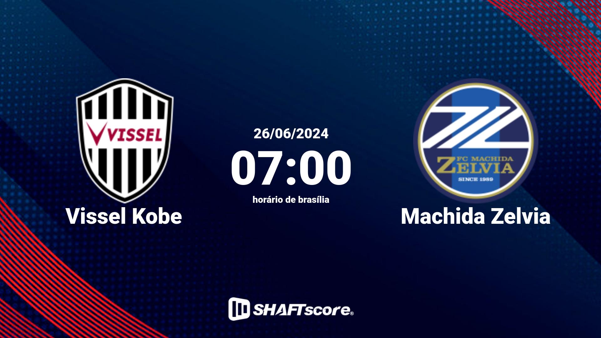 Estatísticas do jogo Vissel Kobe vs Machida Zelvia 26.06 07:00