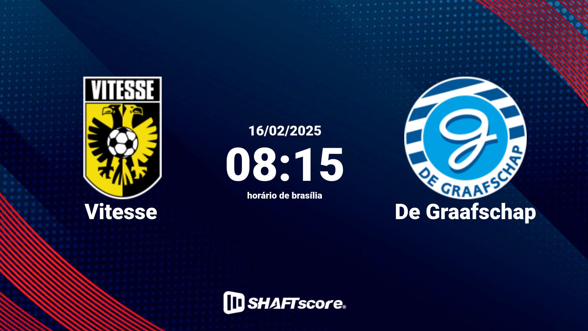 Estatísticas do jogo Vitesse vs De Graafschap 16.02 08:15