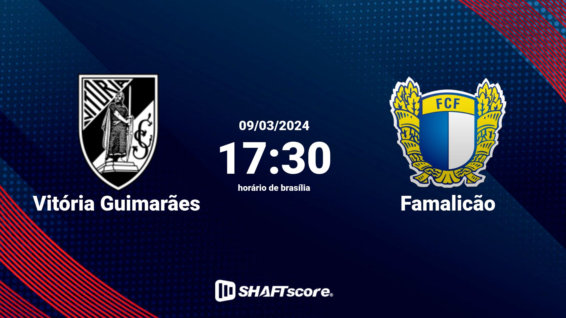 Estatísticas do jogo Vitória Guimarães vs Famalicão 09.03 17:30