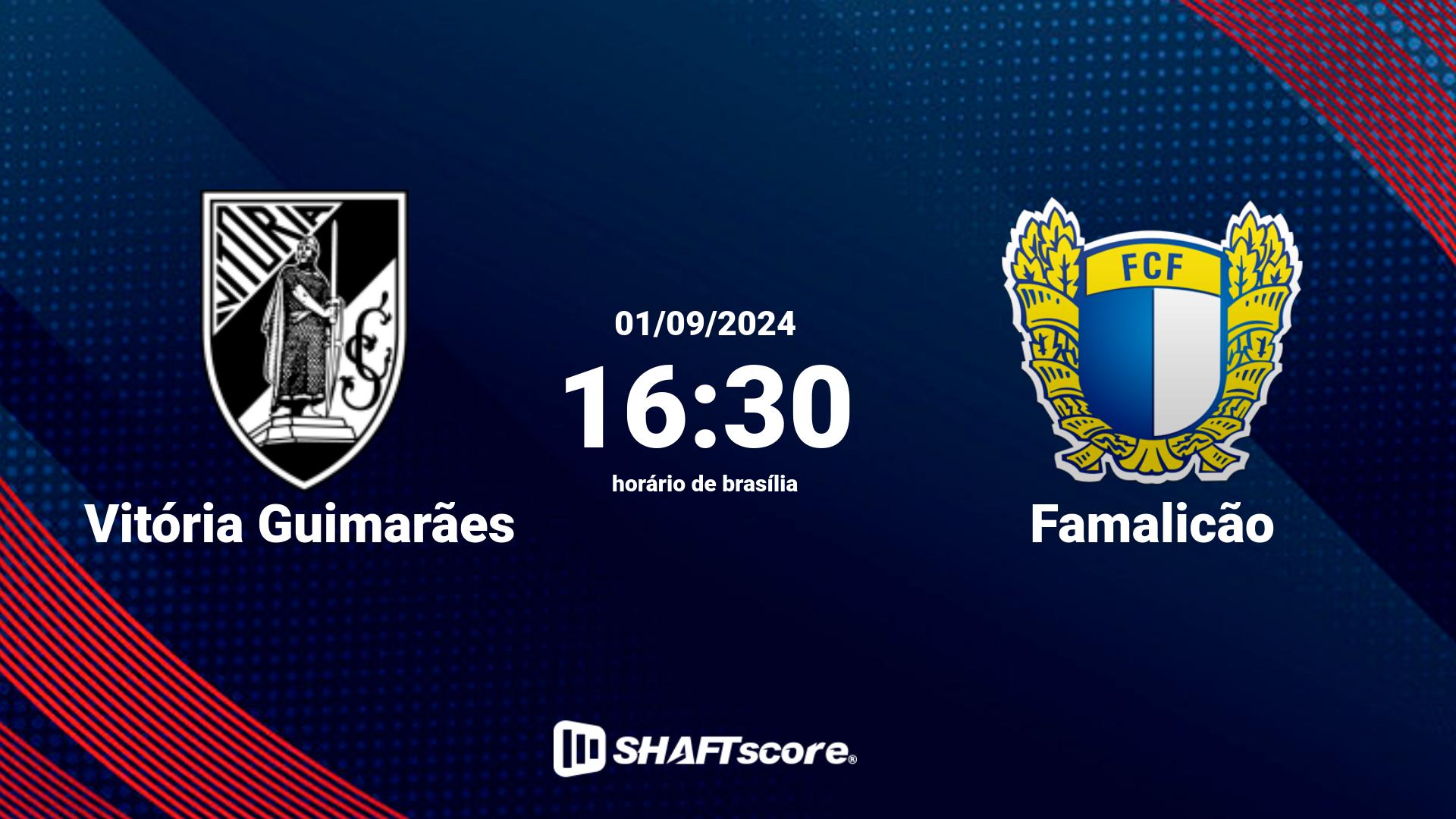 Estatísticas do jogo Vitória Guimarães vs Famalicão 01.09 16:30