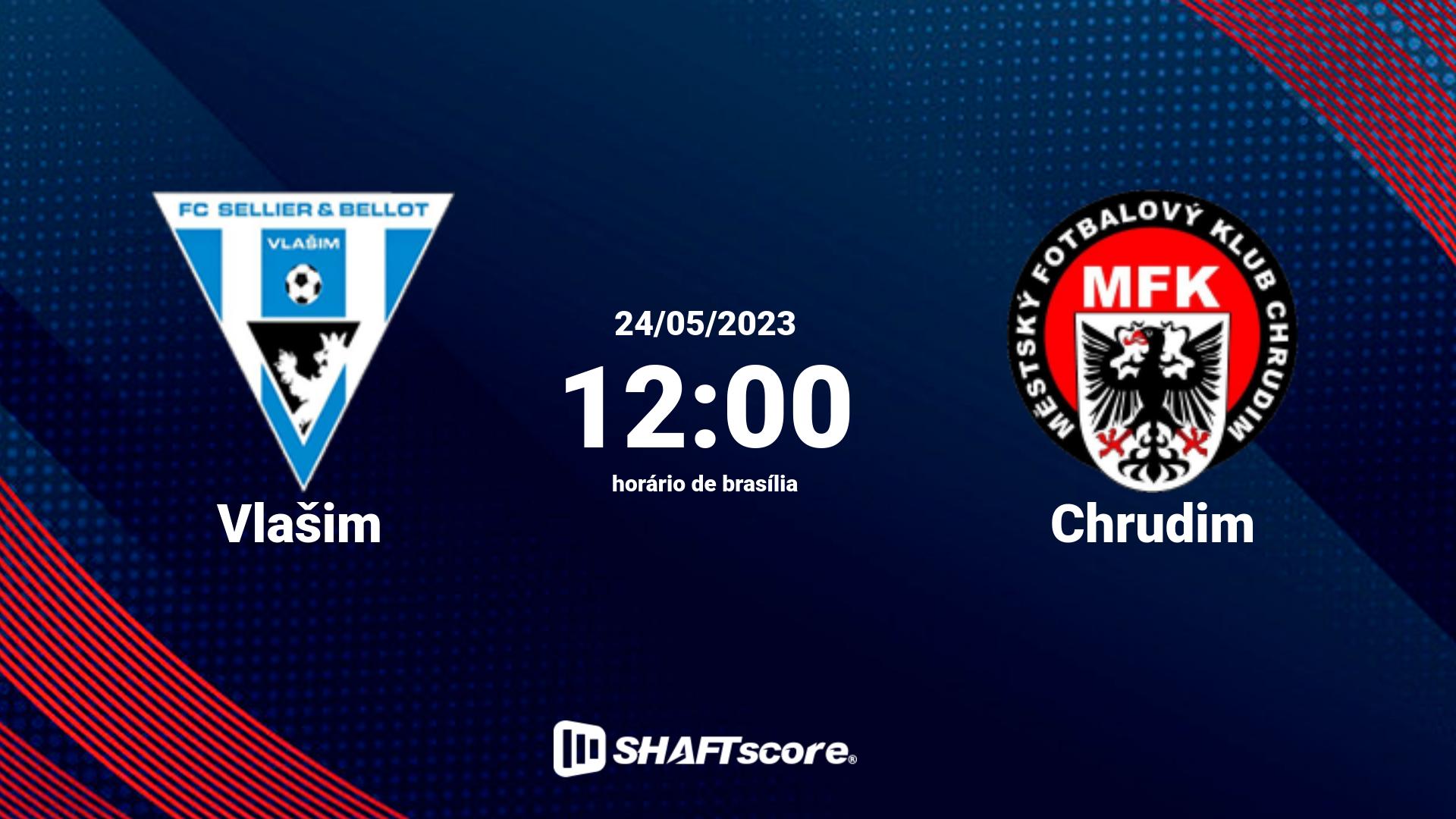 Estatísticas do jogo Vlašim vs Chrudim 24.05 12:00