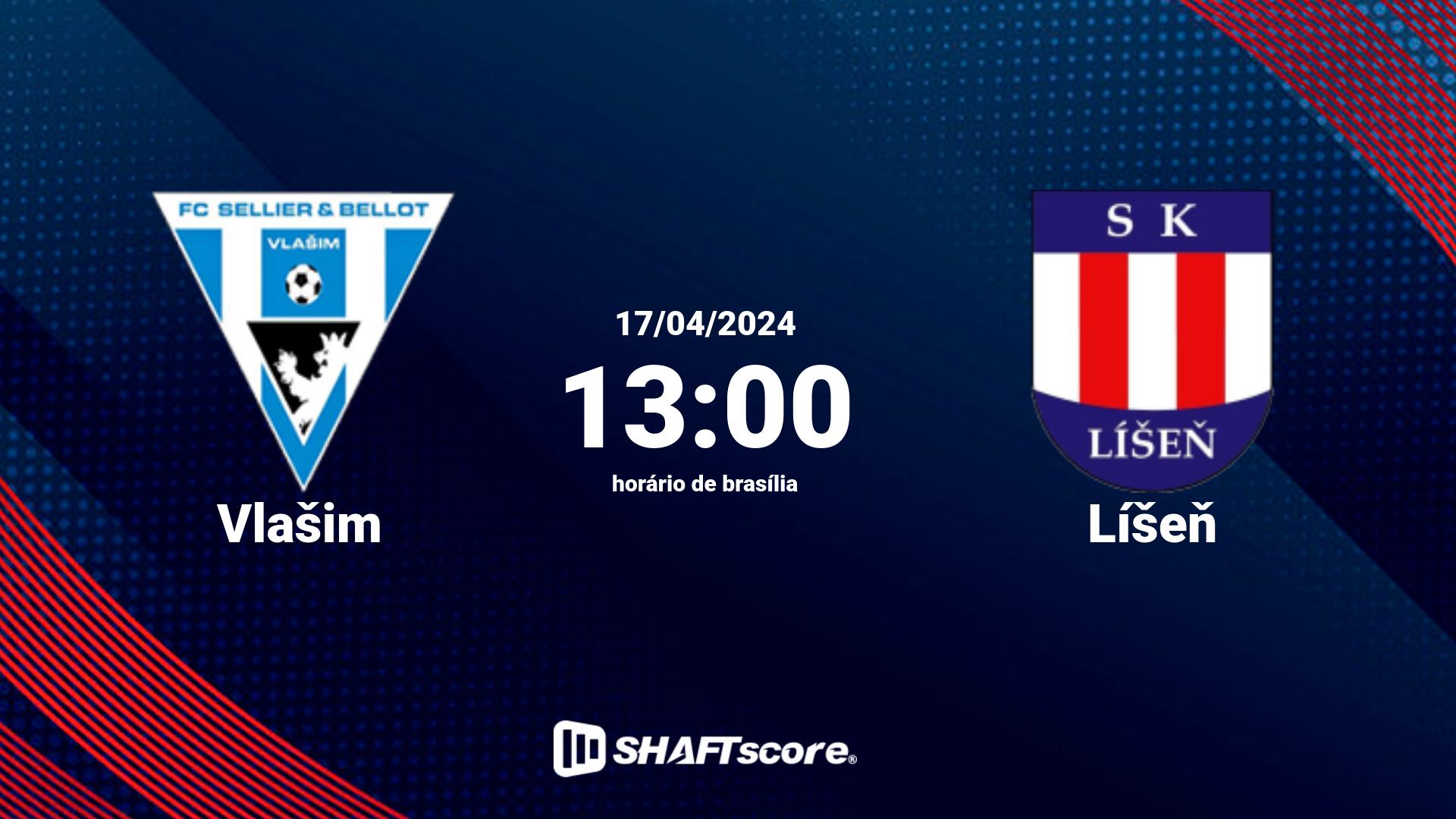 Estatísticas do jogo Vlašim vs Líšeň 17.04 13:00