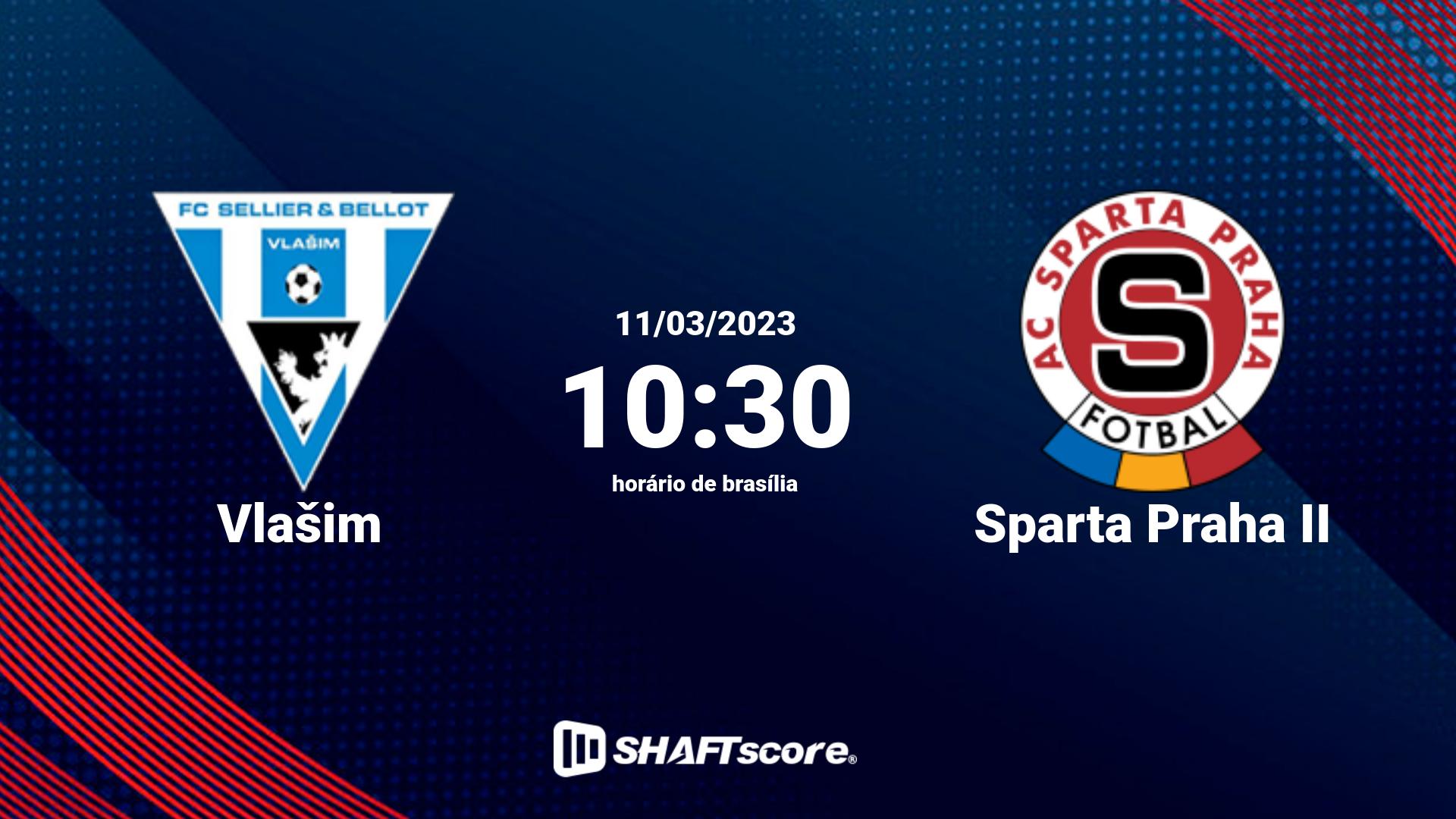 Estatísticas do jogo Vlašim vs Sparta Praha II 11.03 10:30