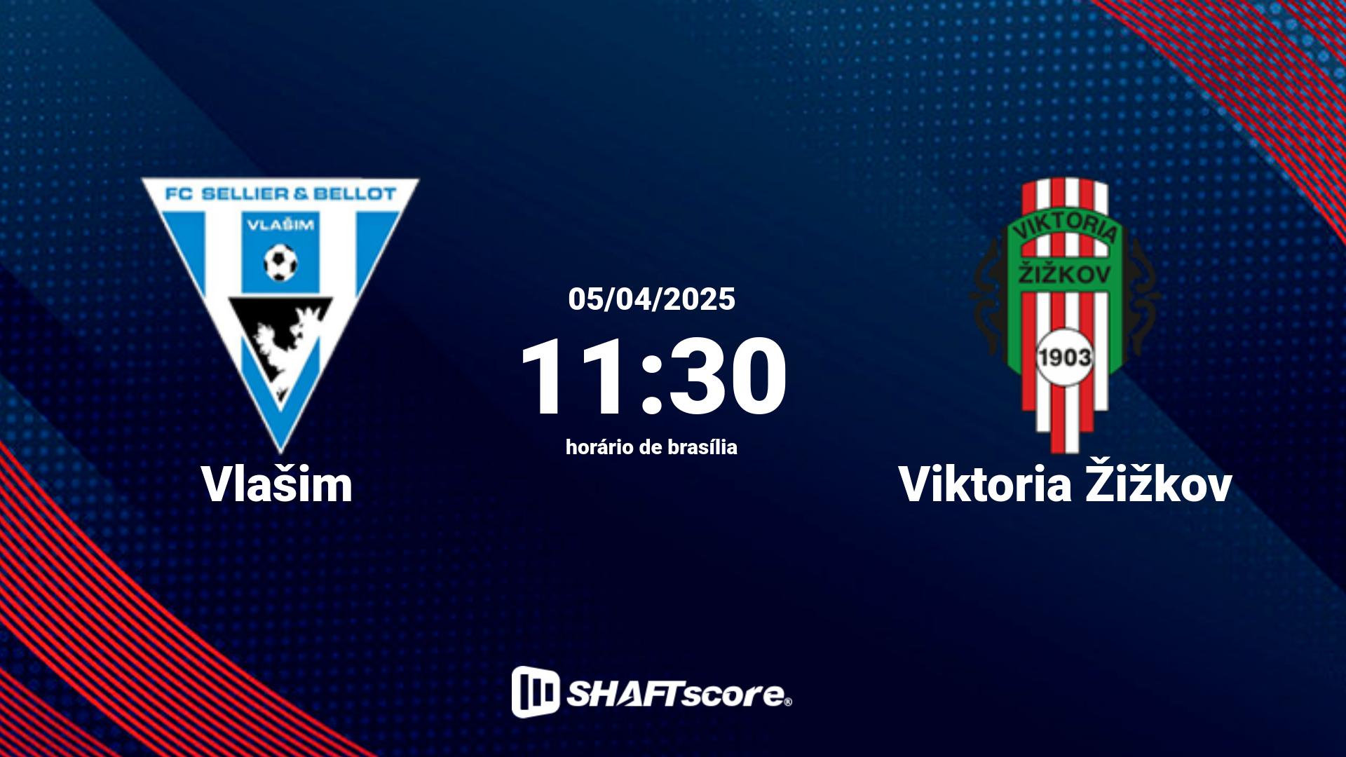 Estatísticas do jogo Vlašim vs Viktoria Žižkov 05.04 11:30