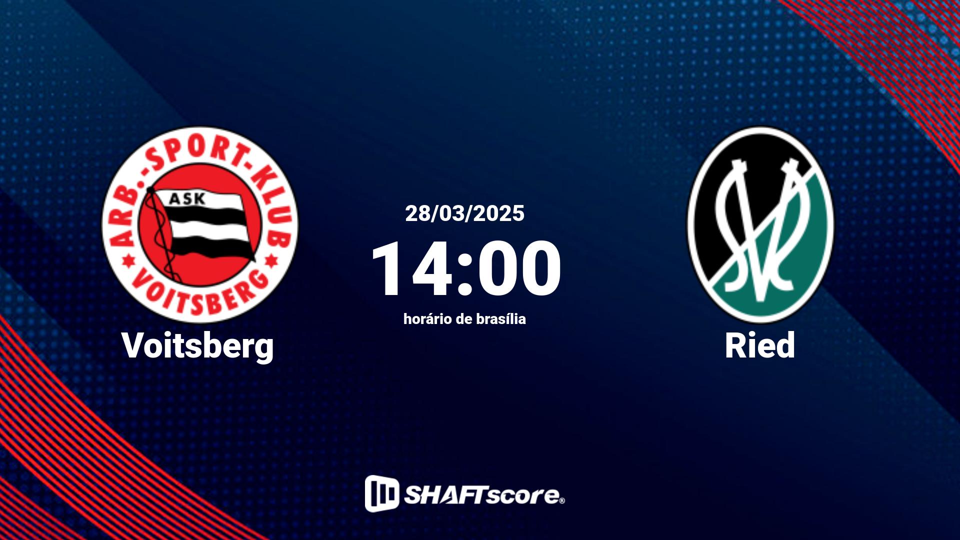 Estatísticas do jogo Voitsberg vs Ried 28.03 14:00