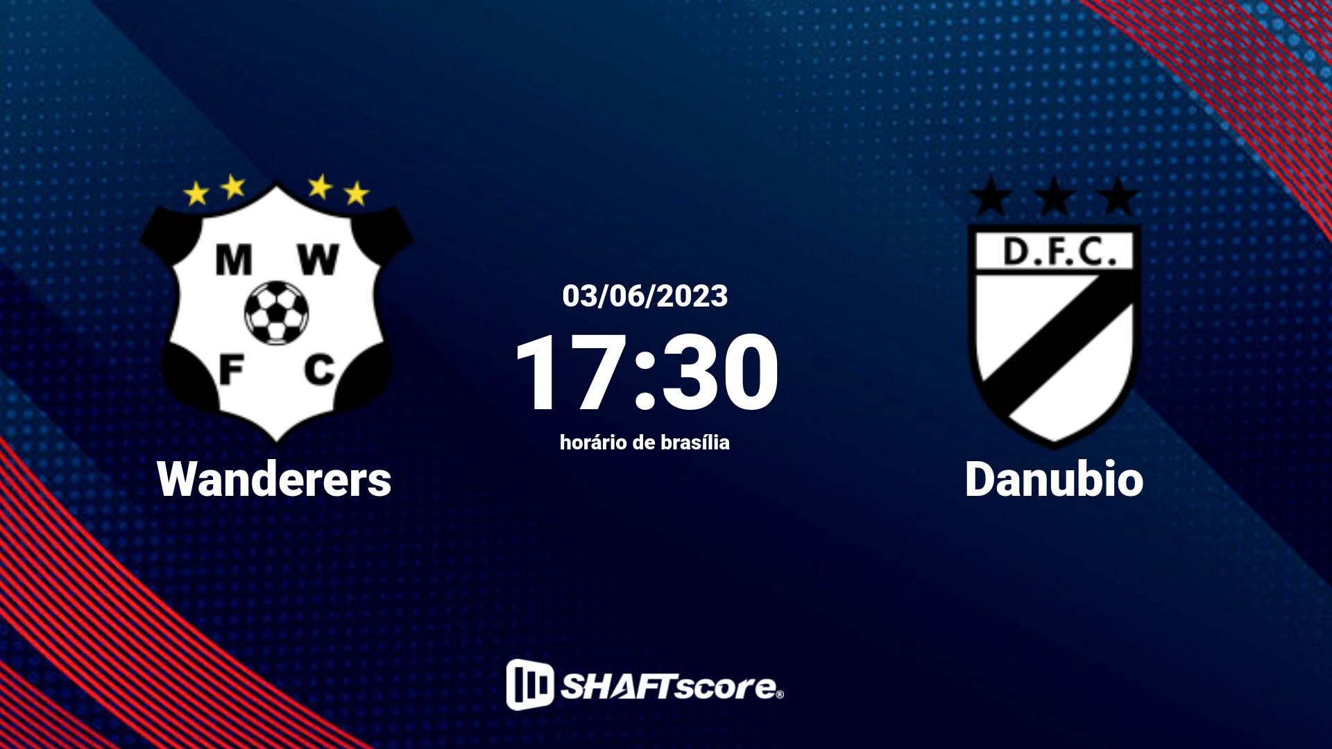 Estatísticas do jogo Wanderers vs Danubio 03.06 17:30